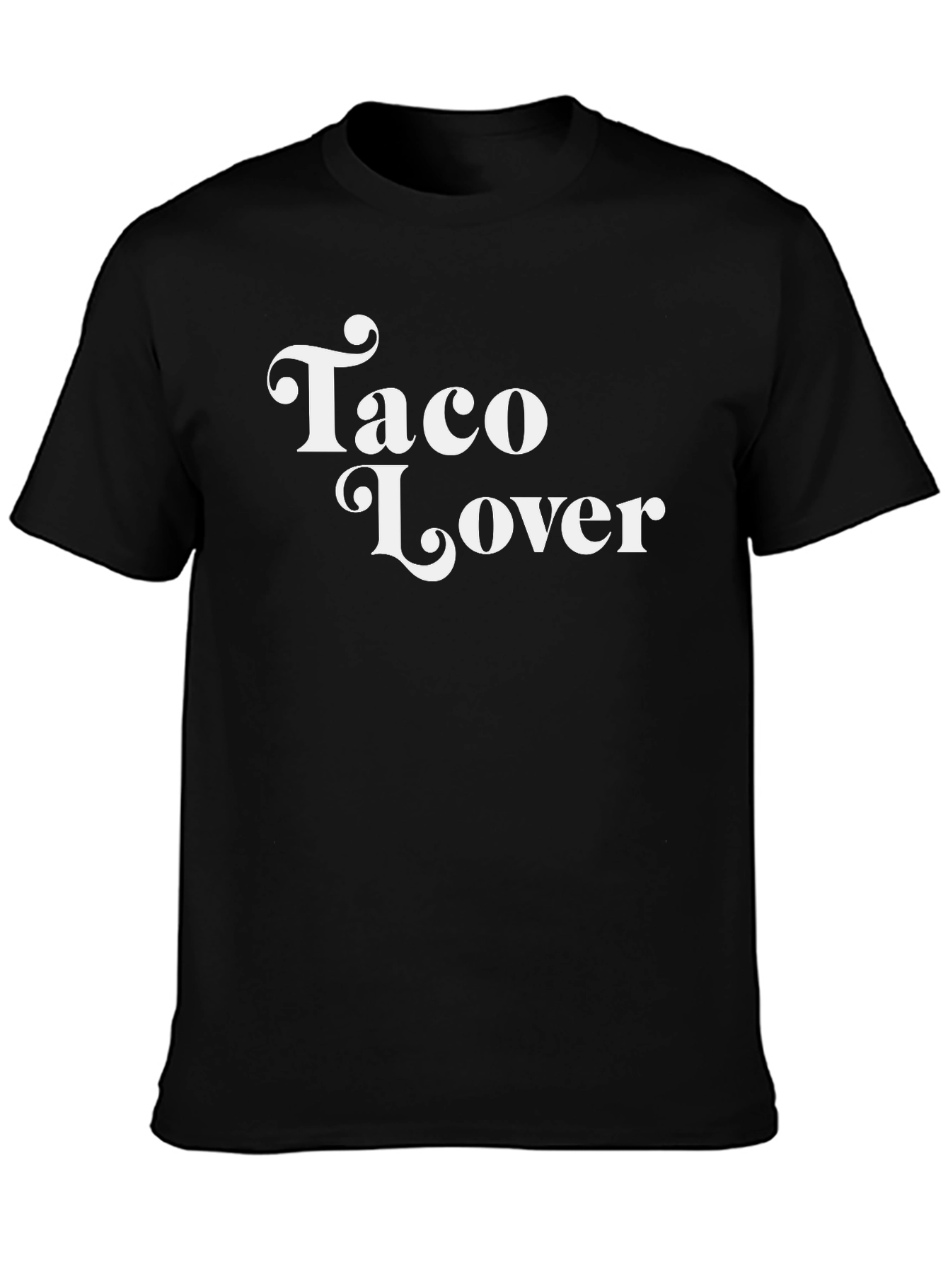 Taco Lover Graphic T-Shirt - Black