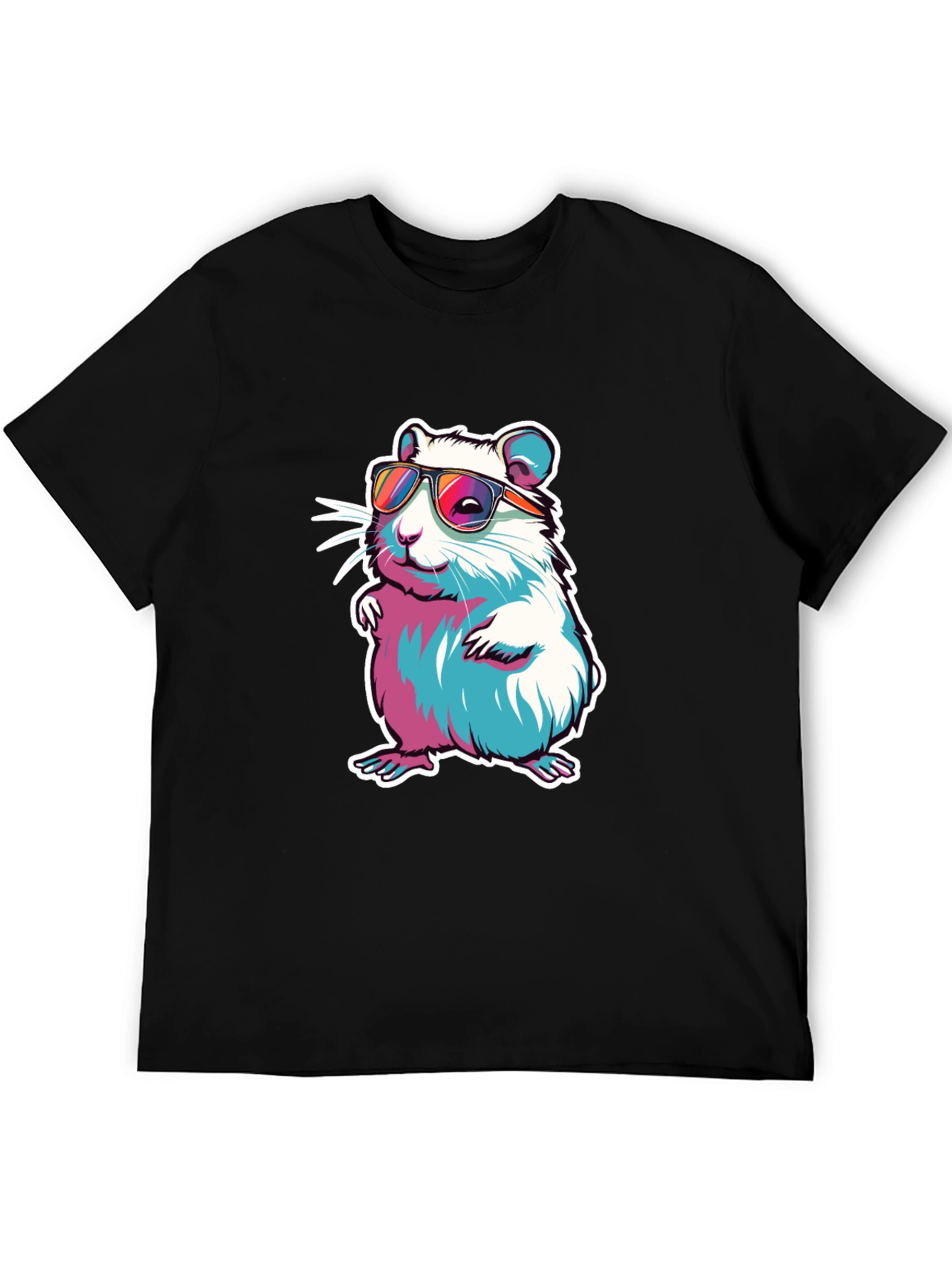 Cool Hamster Tee - Funny Rodent Sunglasses Shirt