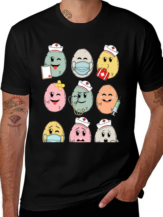 Nurse Easter Egg T-Shirt - Funny Easter Design