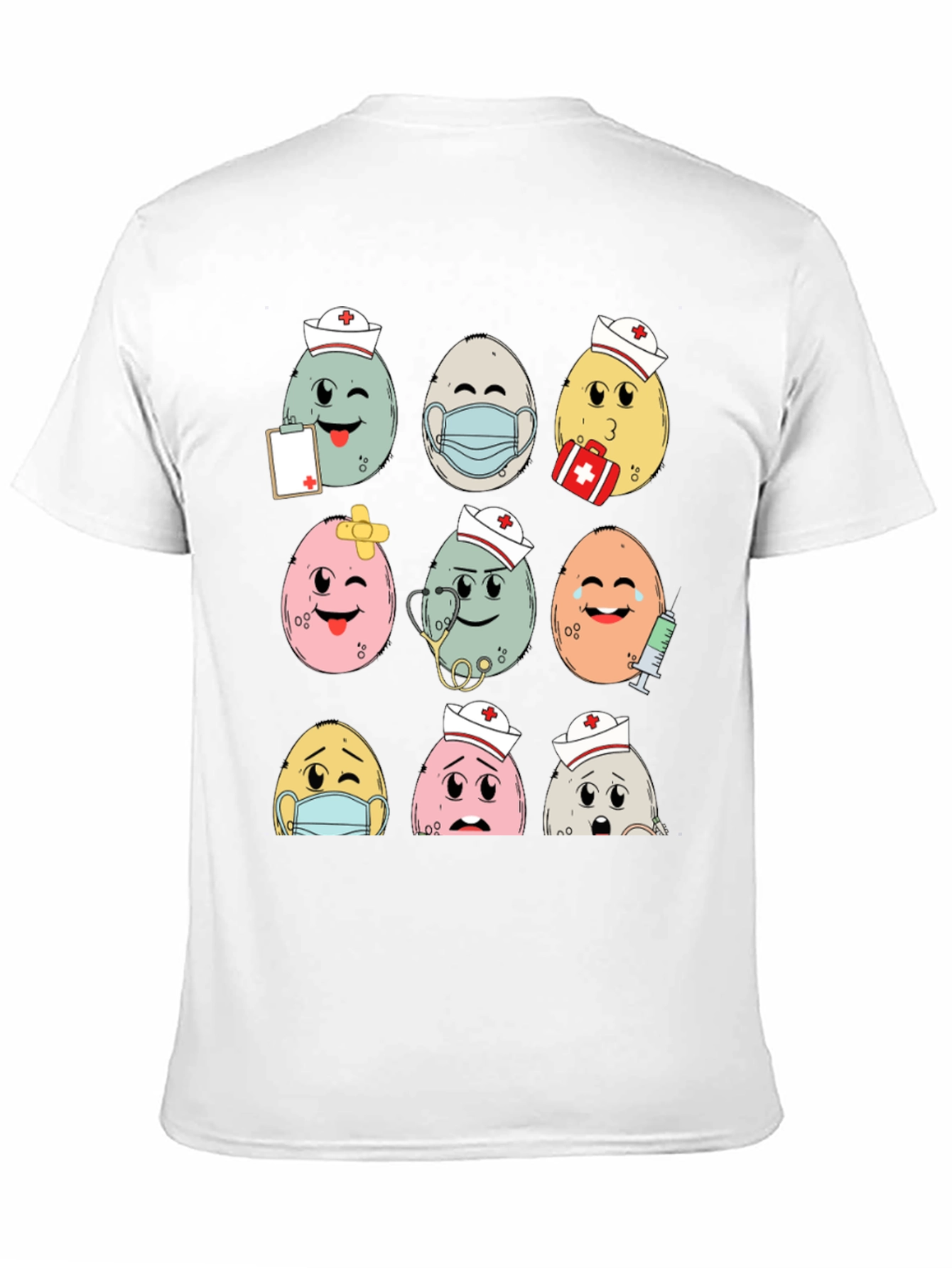 Nurse Easter Egg T-Shirt - Funny Easter Design
