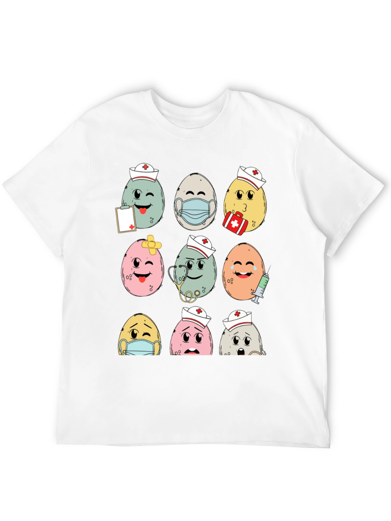 Nurse Easter Egg T-Shirt - Funny Easter Design
