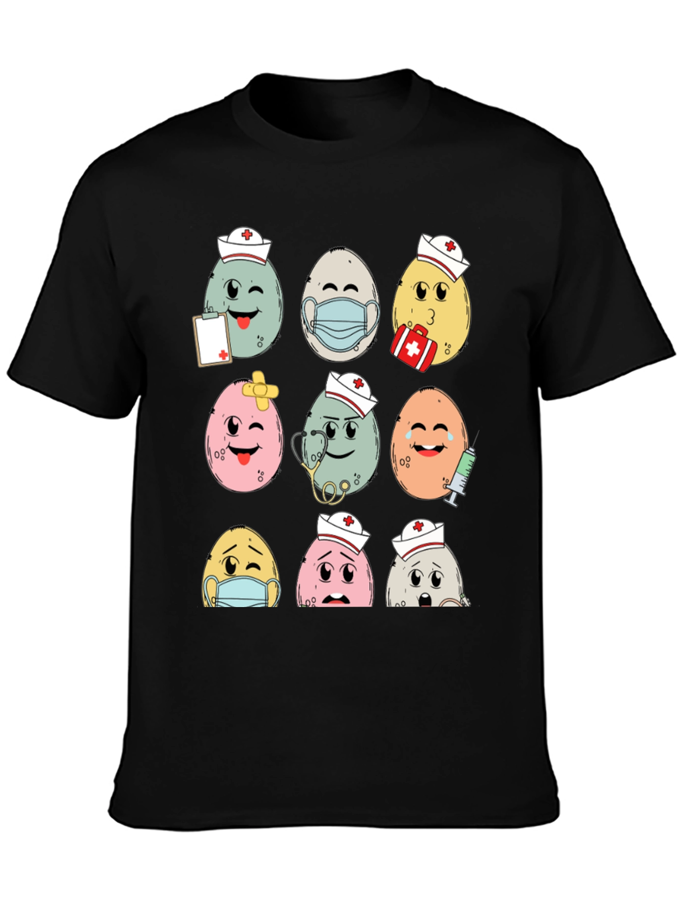 Nurse Easter Egg T-Shirt - Funny Easter Design