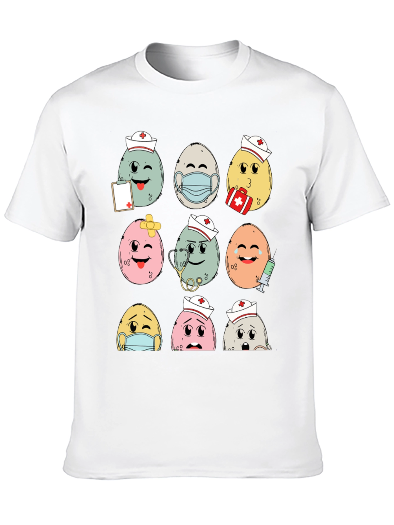 Nurse Easter Egg T-Shirt - Funny Easter Design