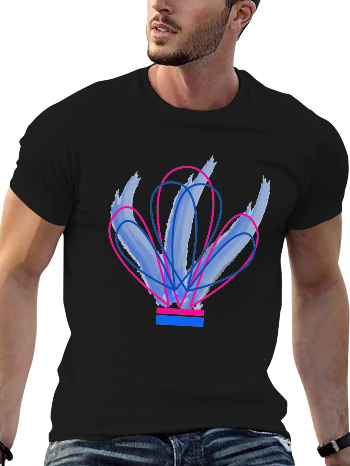 Abstract Bi Pride T-Shirt