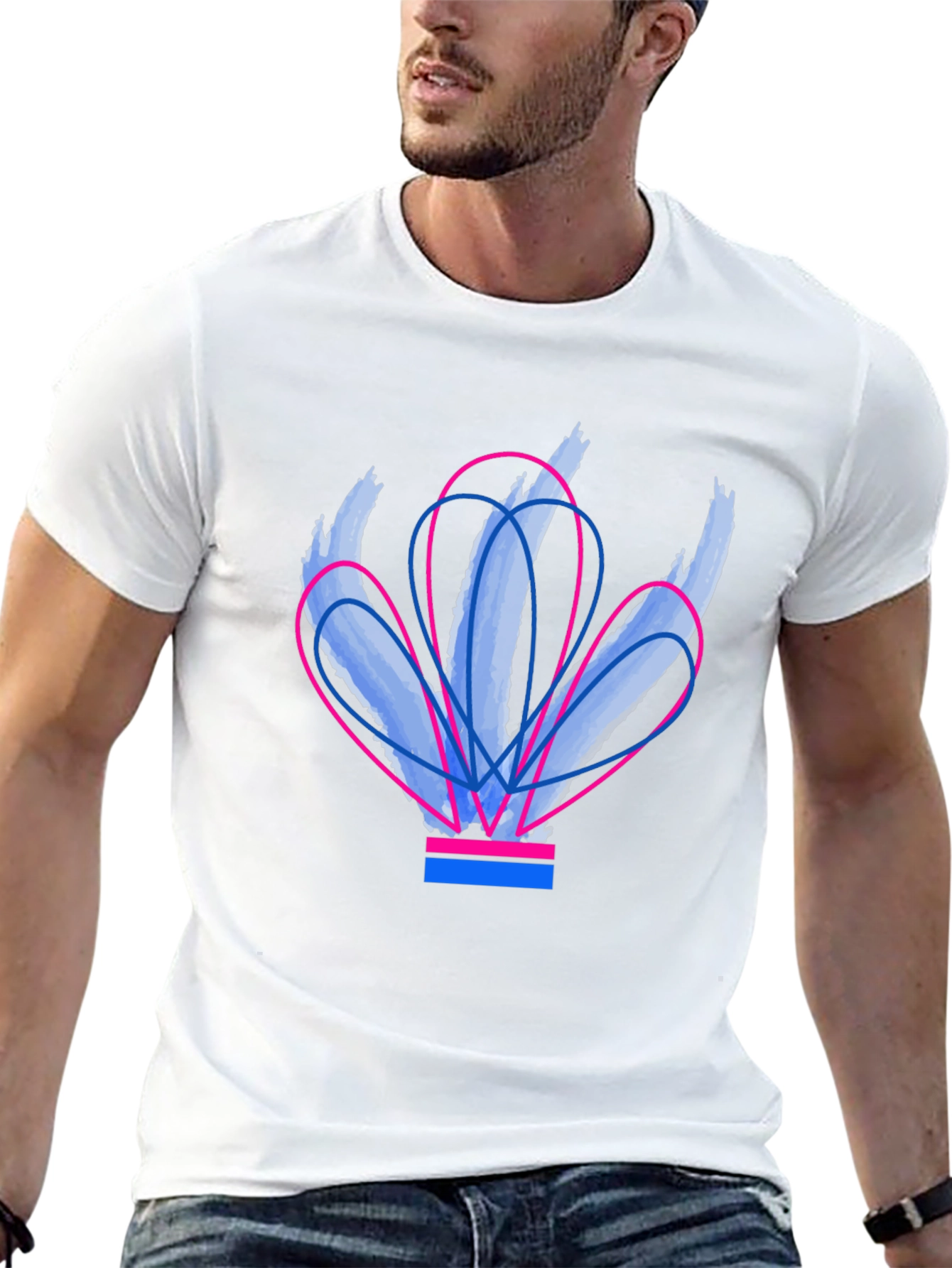 Abstract Bi Pride T-Shirt