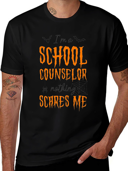 School Counselor Scares Me Halloween T-Shirt