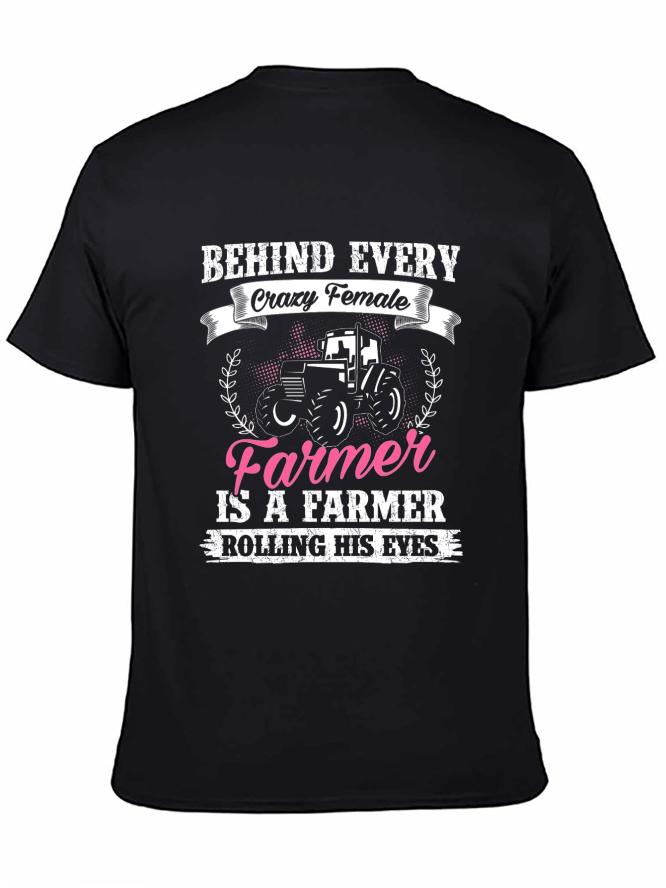 Crazy Female Farmer Graphic T-Shirt