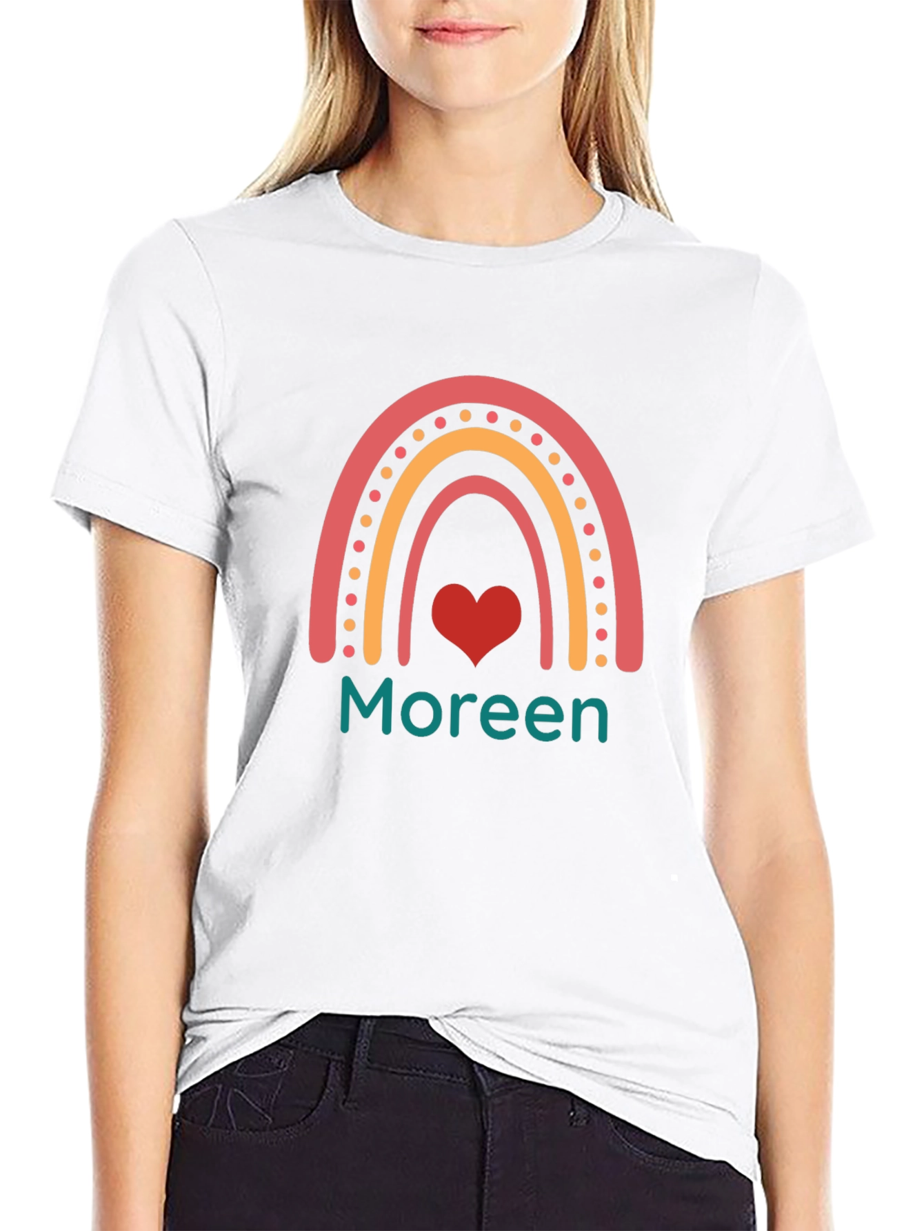 Moreen Rainbow Heart T-Shirt