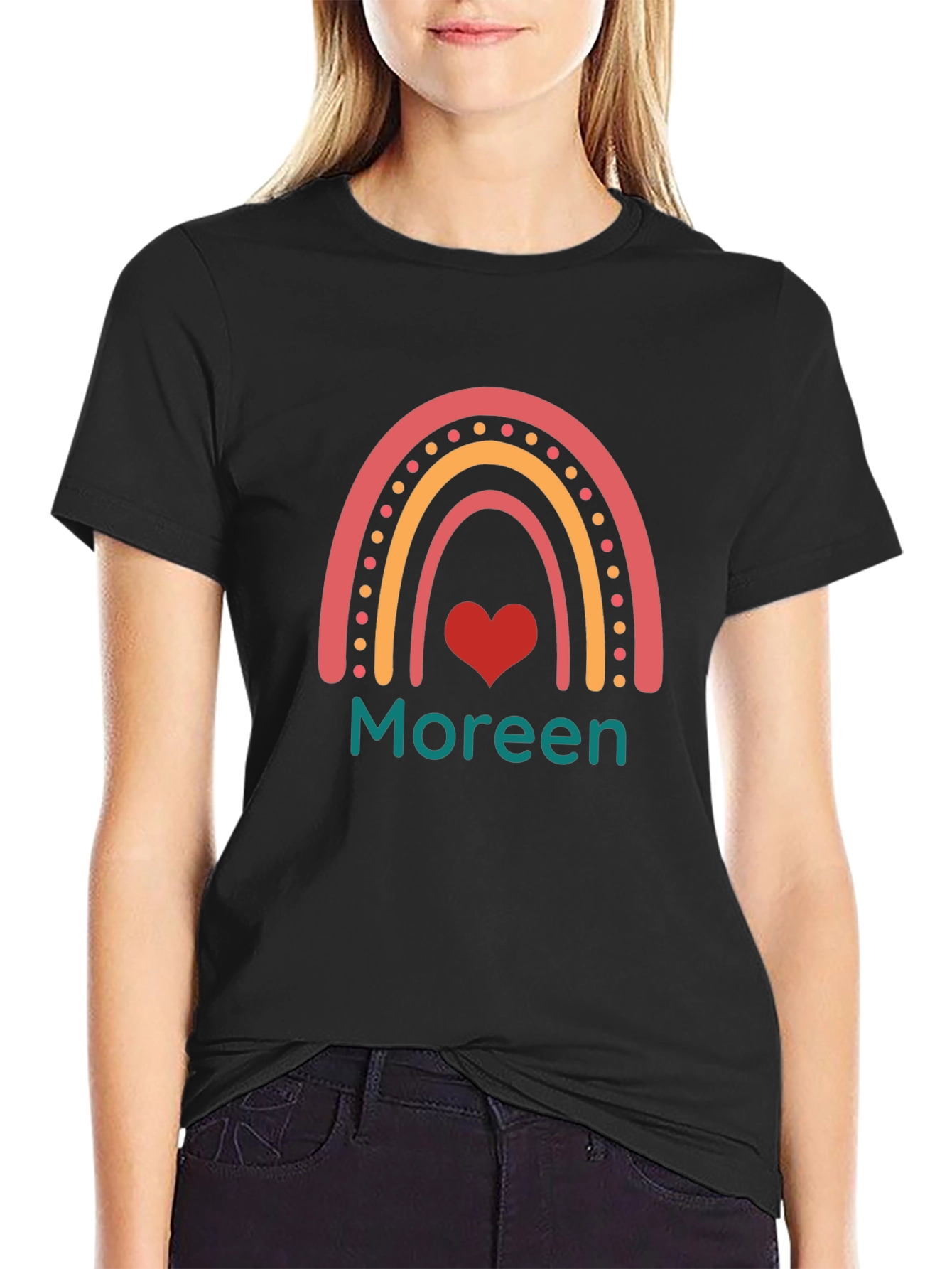 Moreen Rainbow Heart T-Shirt