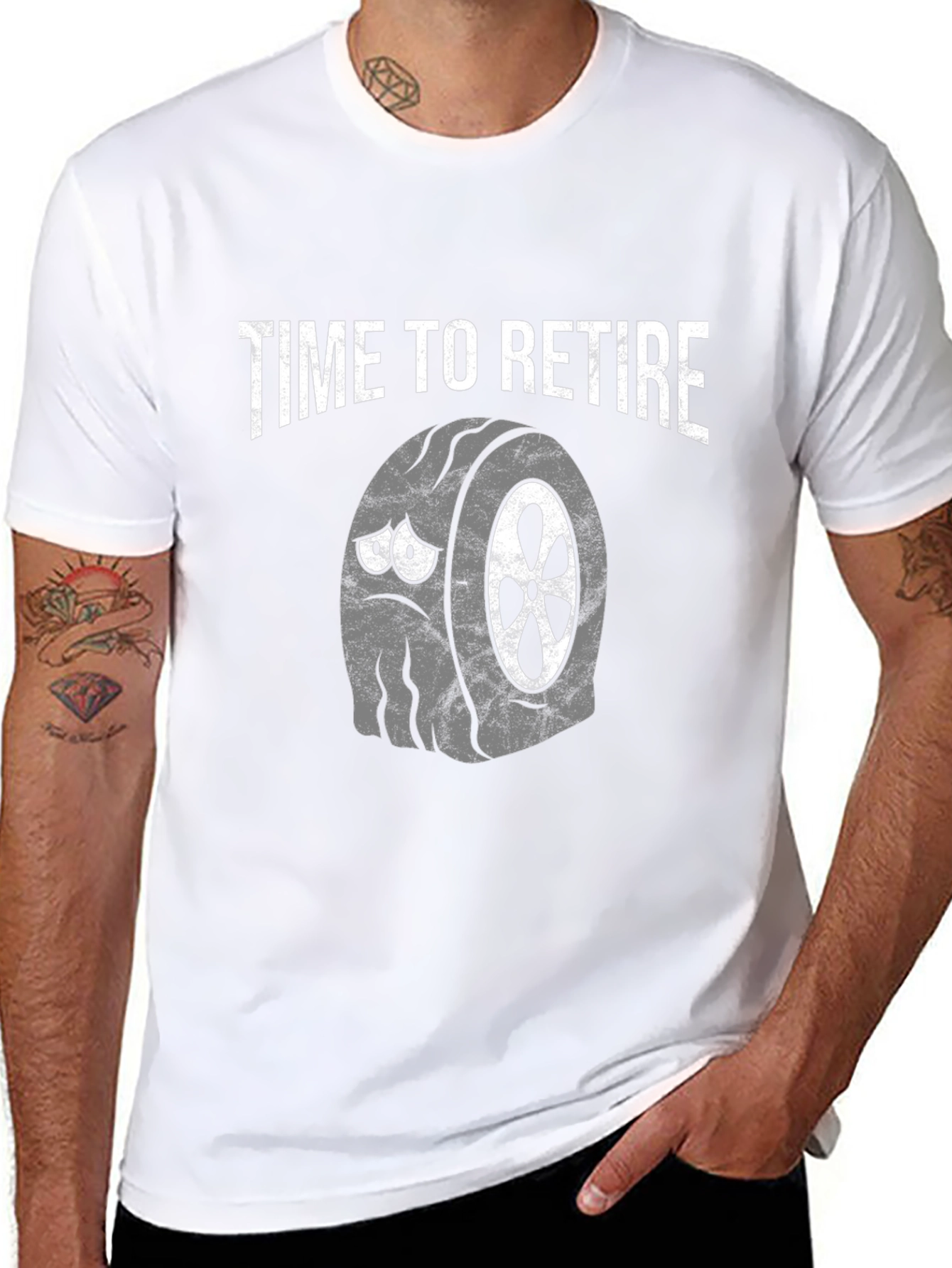 Time to Retire Sad Tire T-Shirt
