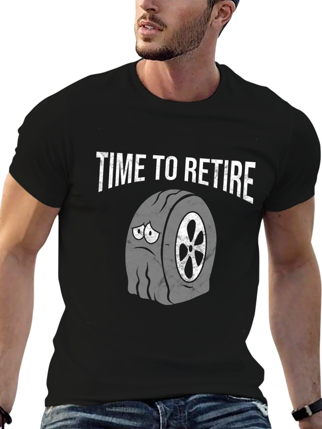 Time to Retire Sad Tire T-Shirt