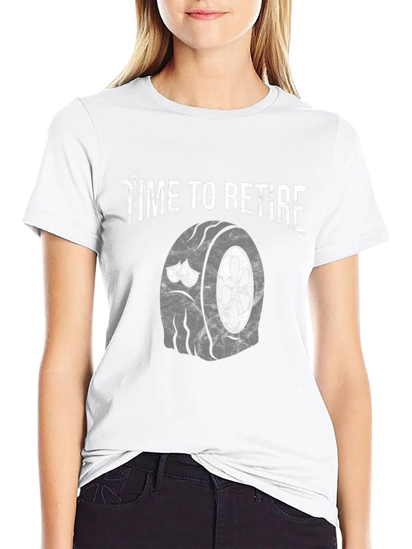 Time to Retire Sad Tire T-Shirt