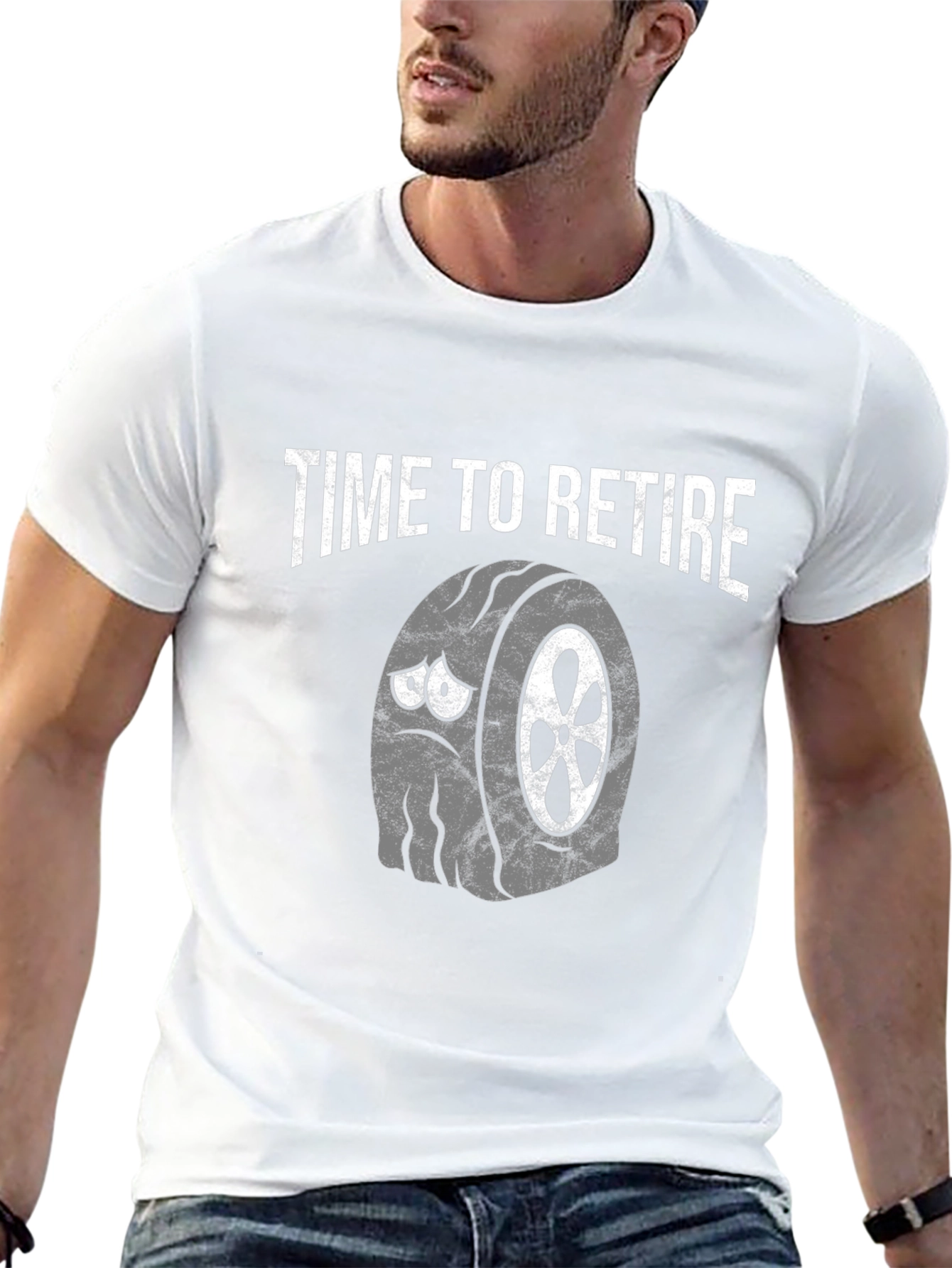 Time to Retire Sad Tire T-Shirt