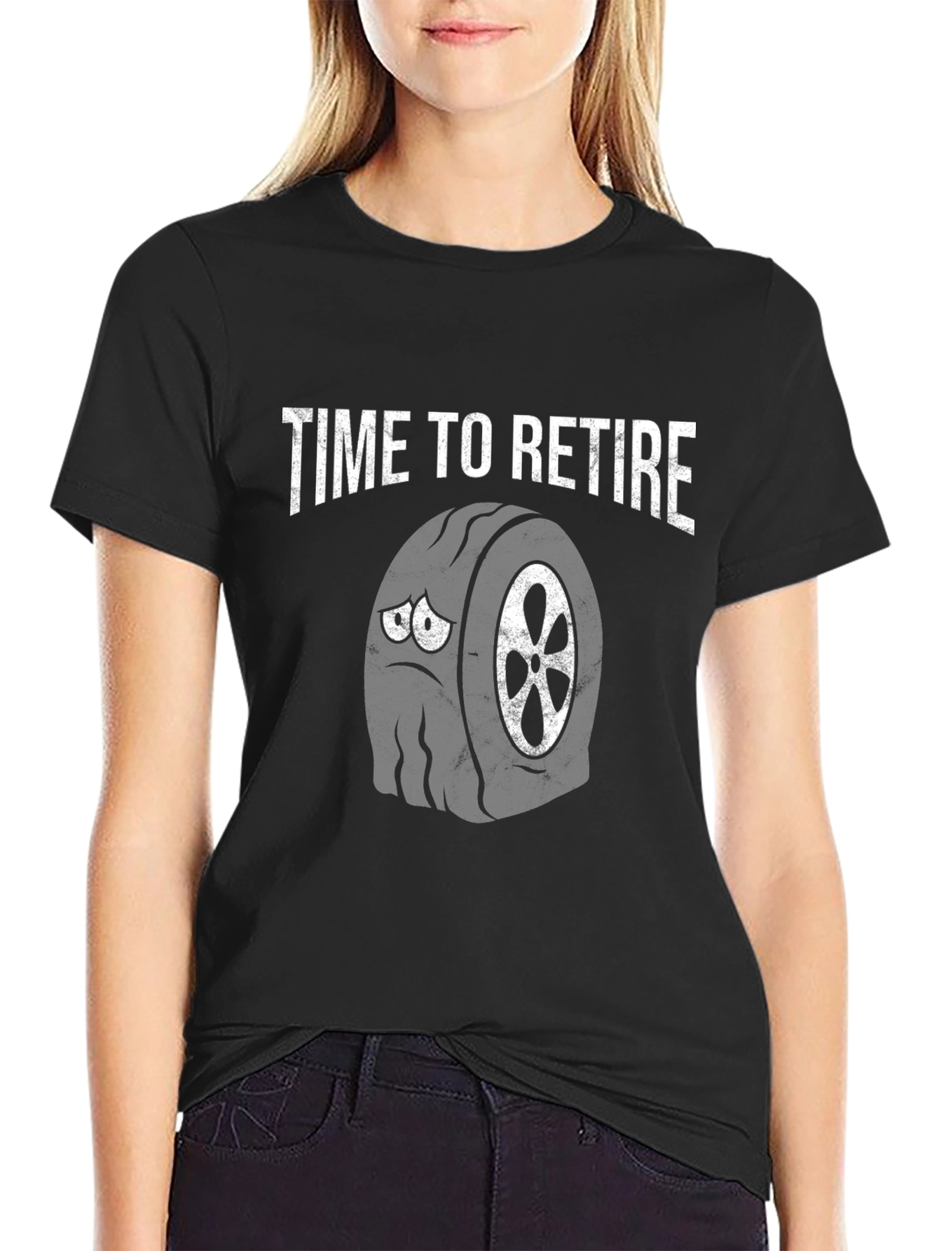 Time to Retire Sad Tire T-Shirt
