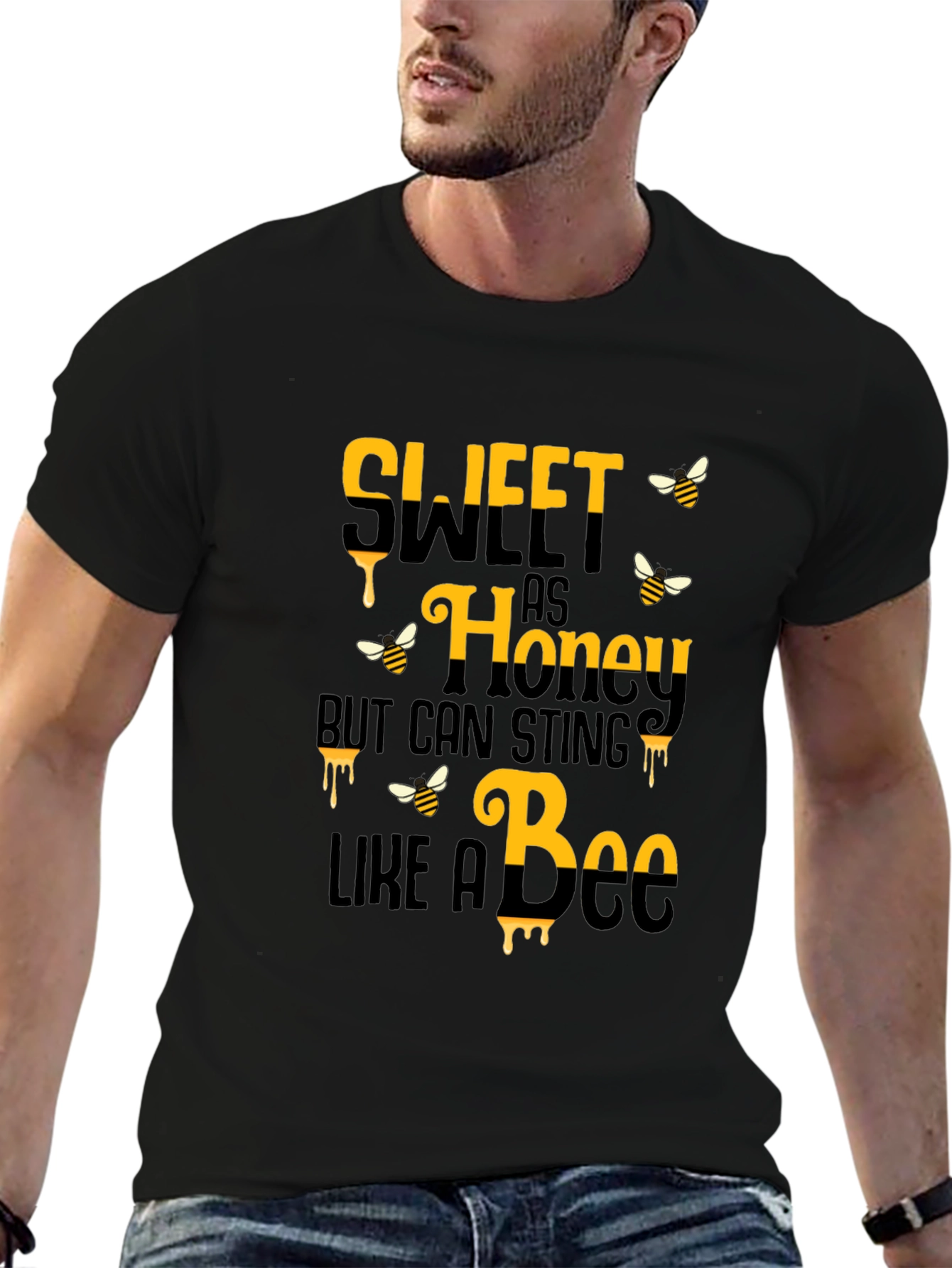 Sweet as Honey Bee Graphic T-Shirt