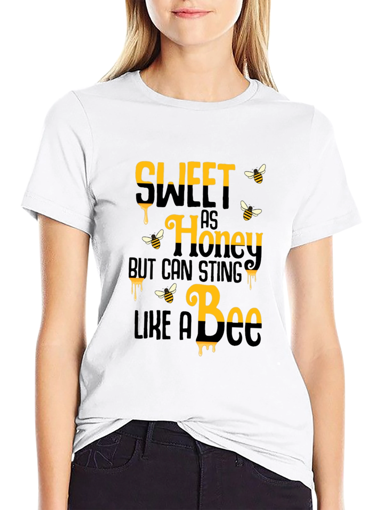 Sweet as Honey Bee Graphic T-Shirt