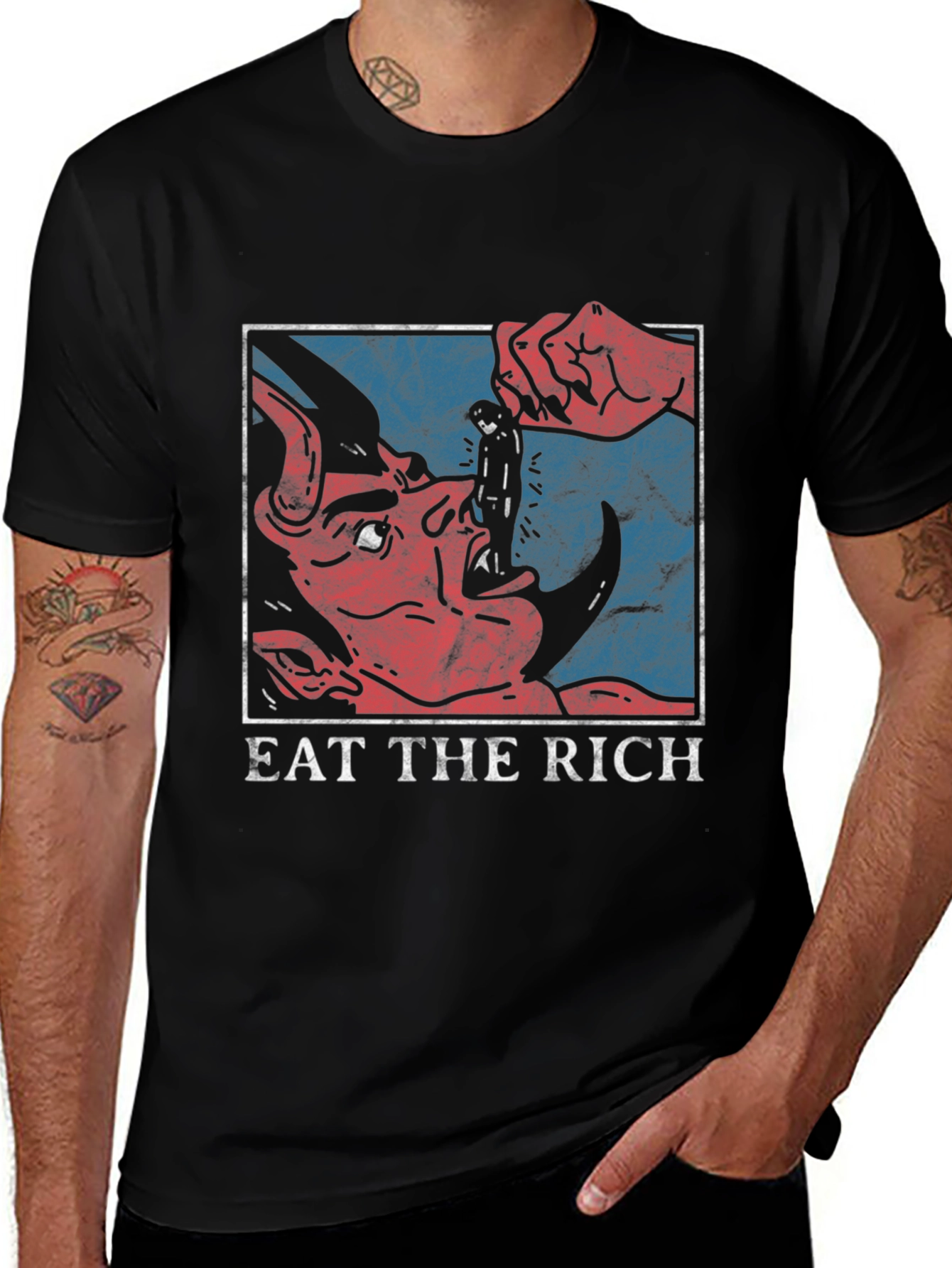 Eat the Rich Graphic T-Shirt
