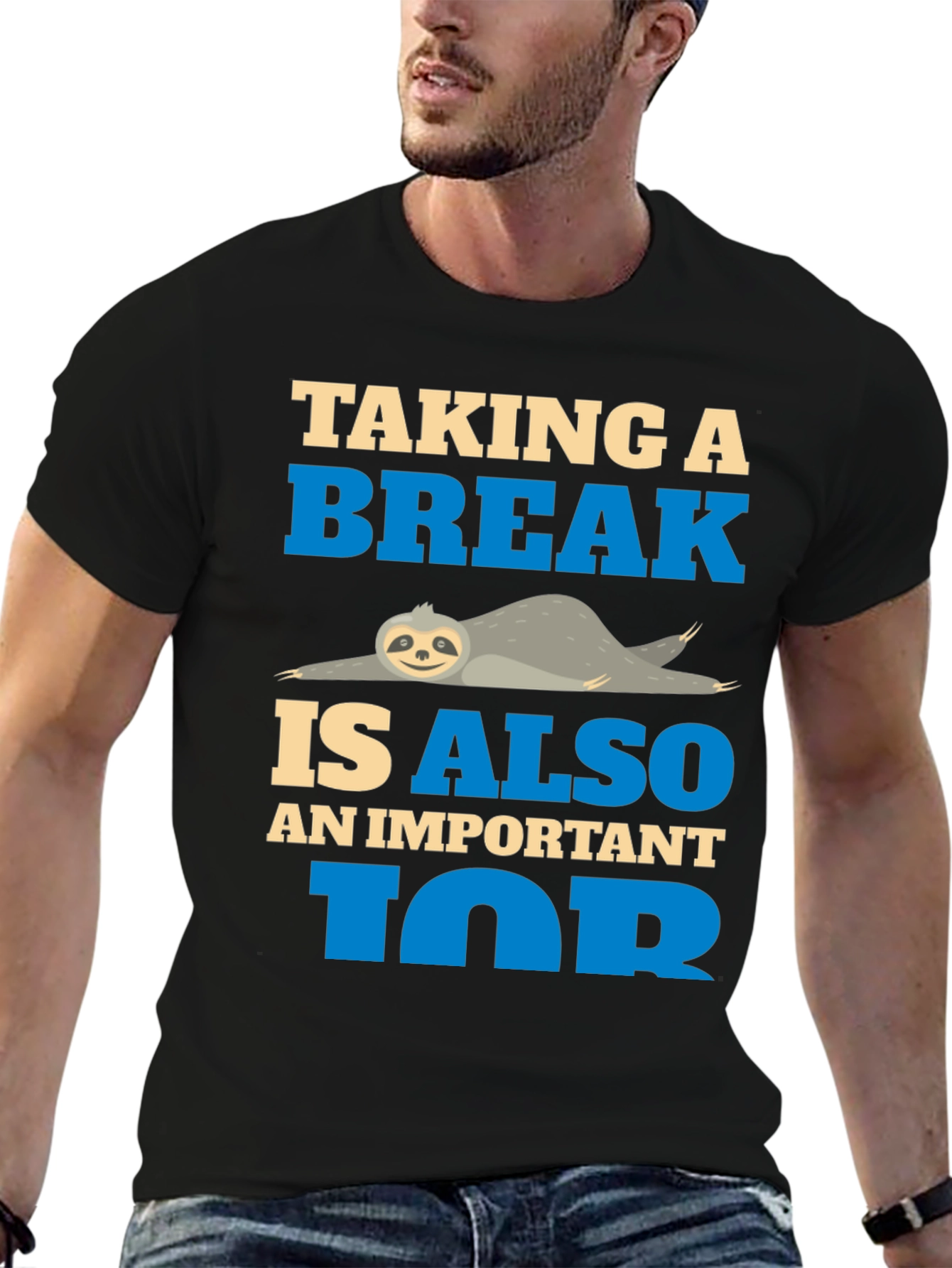 Taking a Break Sloth Tee - Relax and Unwind
