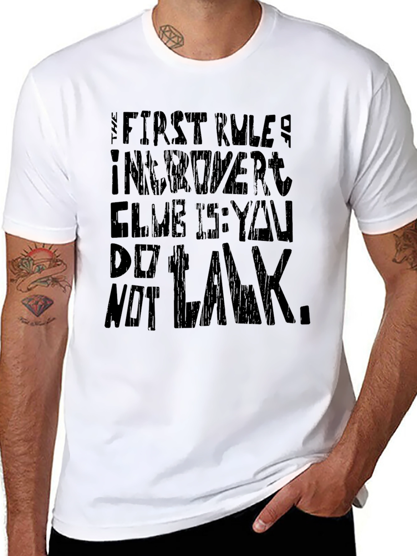Introvert Club Graphic T-Shirt