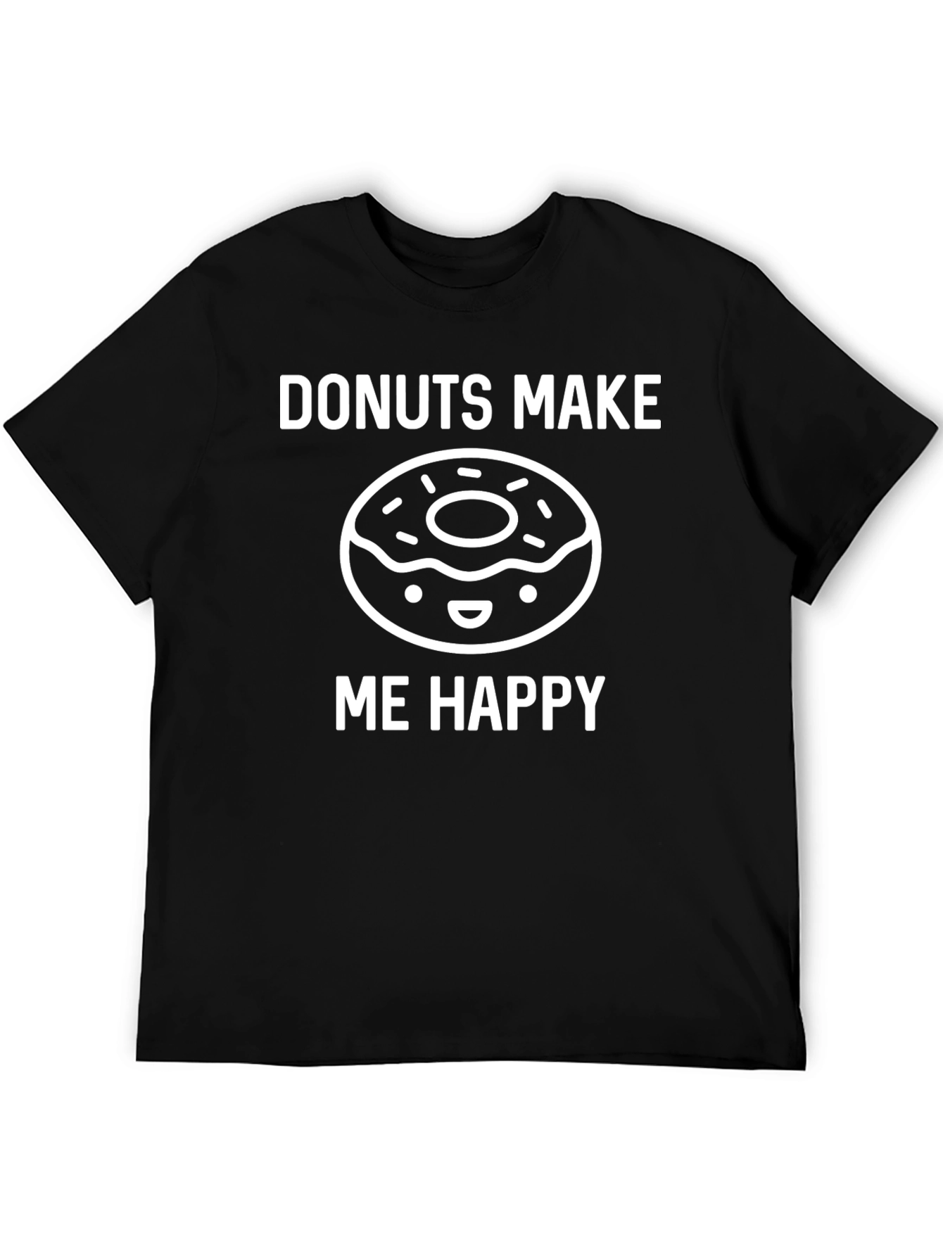 Donuts Make Me Happy Graphic Tee