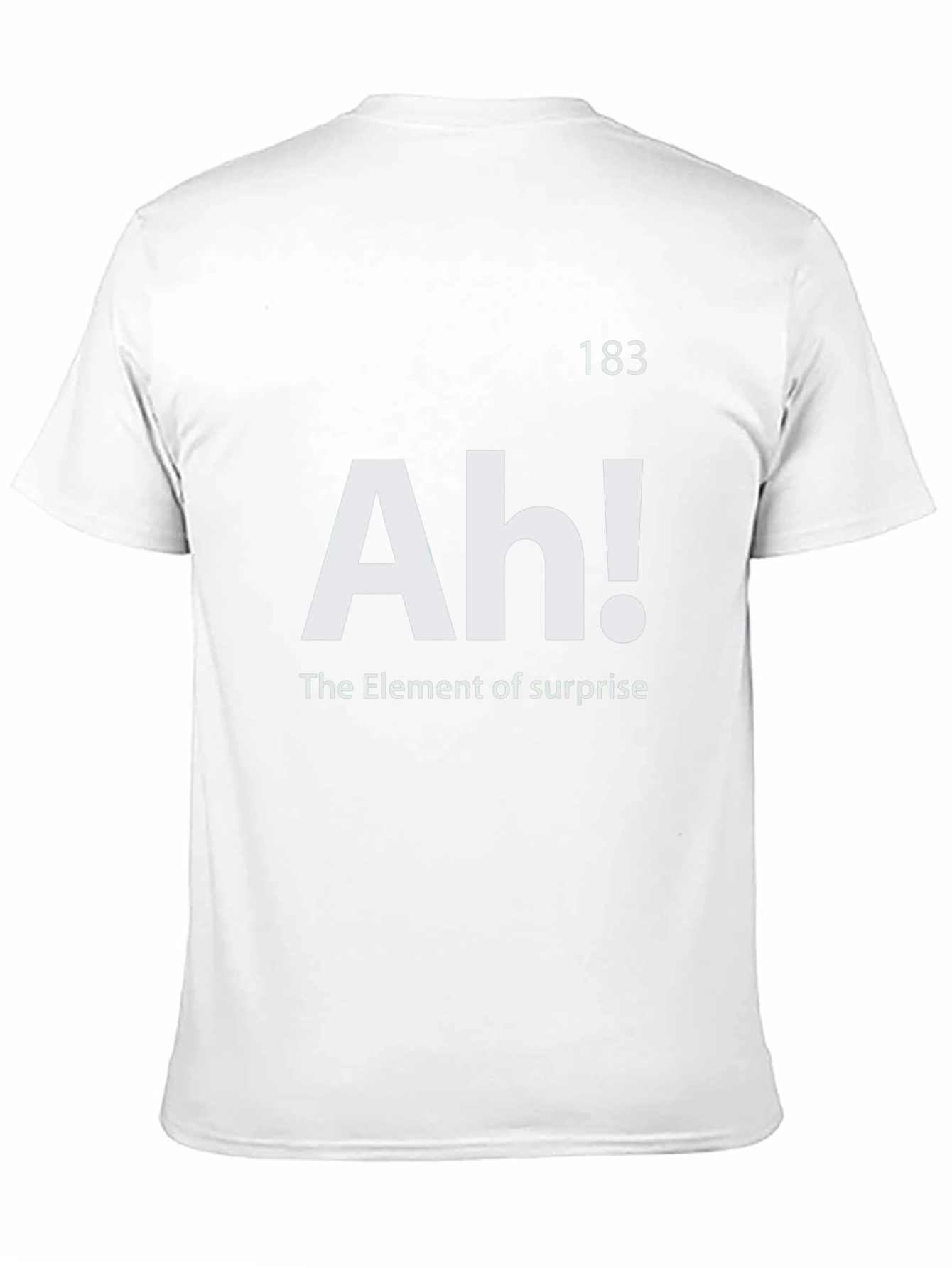 Element of Surprise Ah! Black Graphic T-Shirt