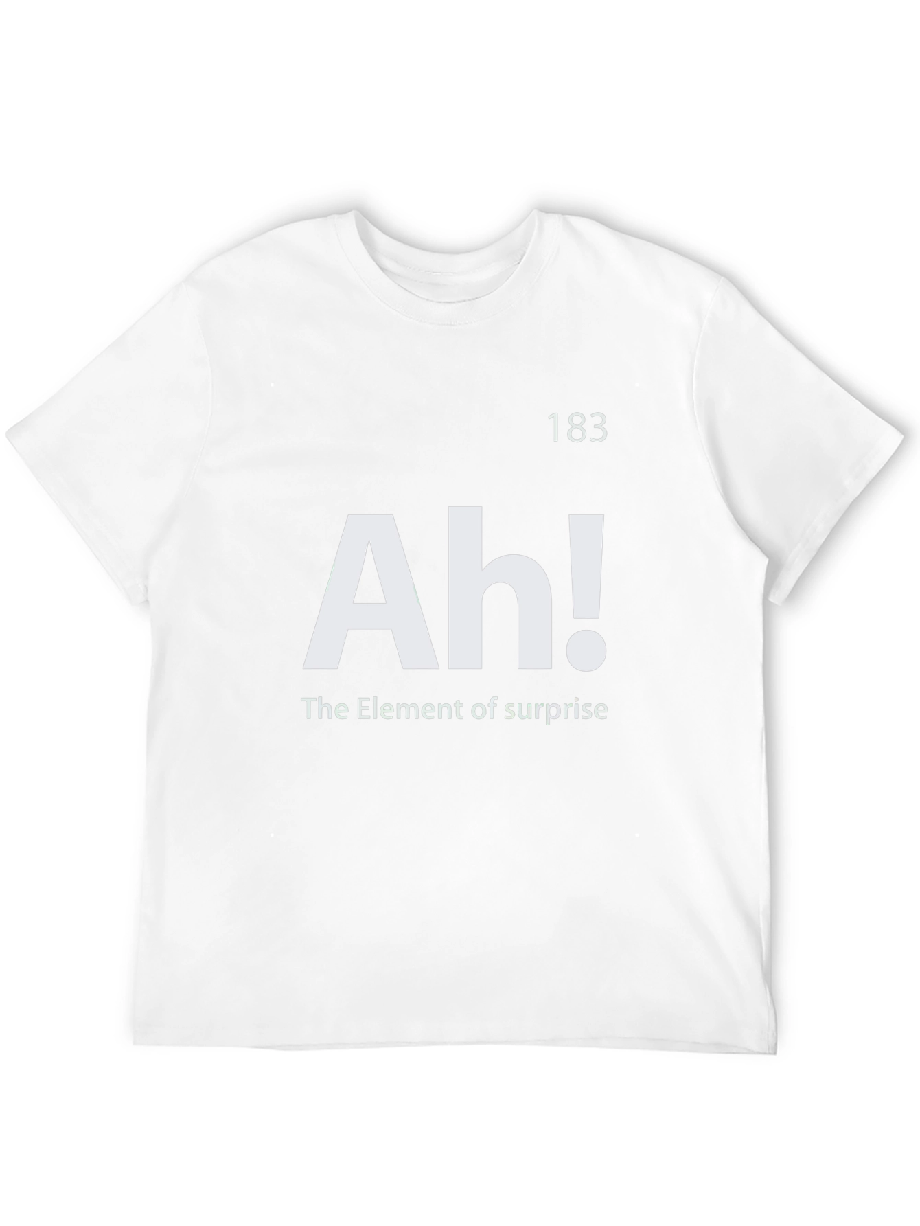 Element of Surprise Ah! Black Graphic T-Shirt