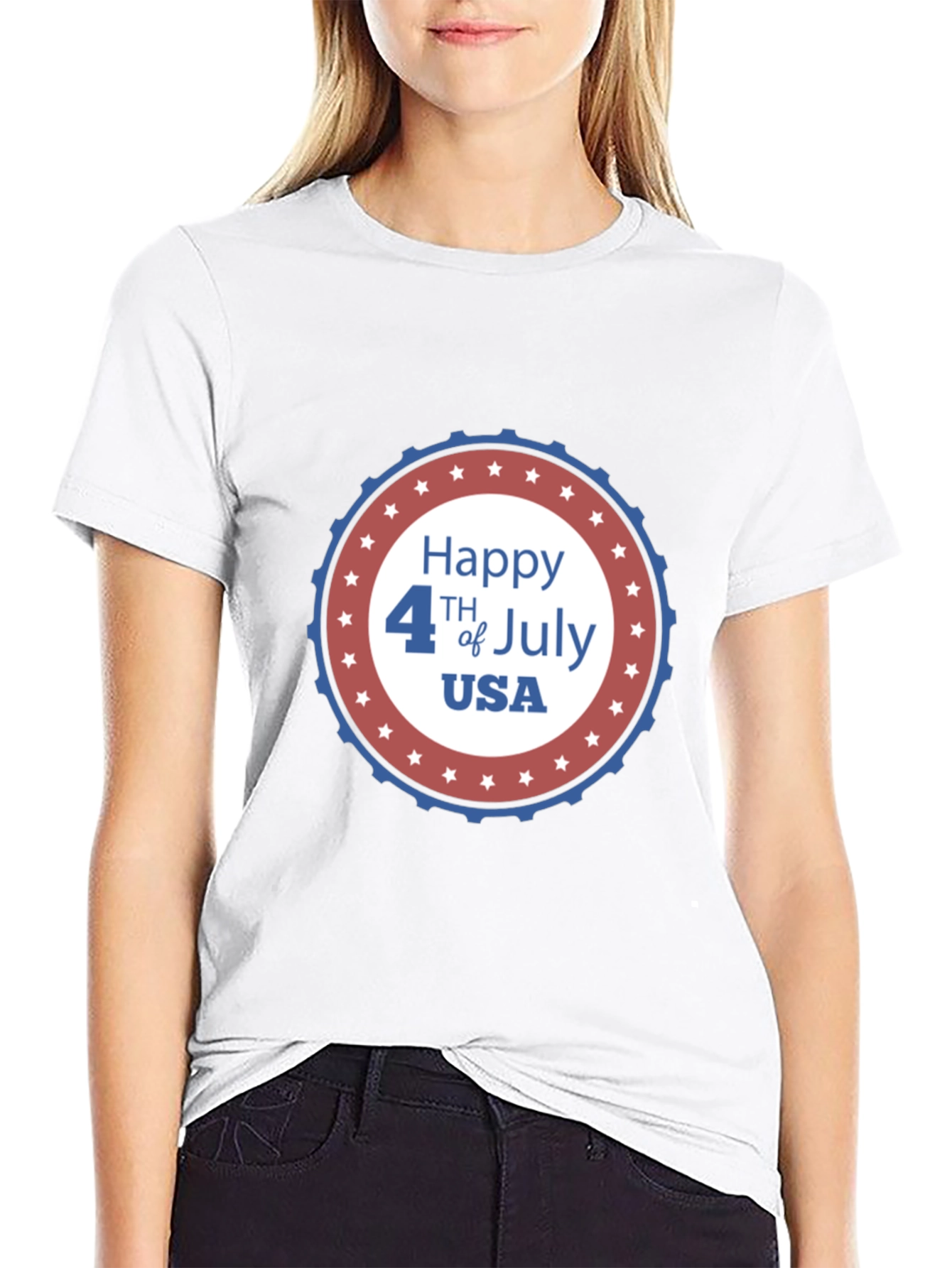 Happy 4th of July USA Graphic T-Shirt