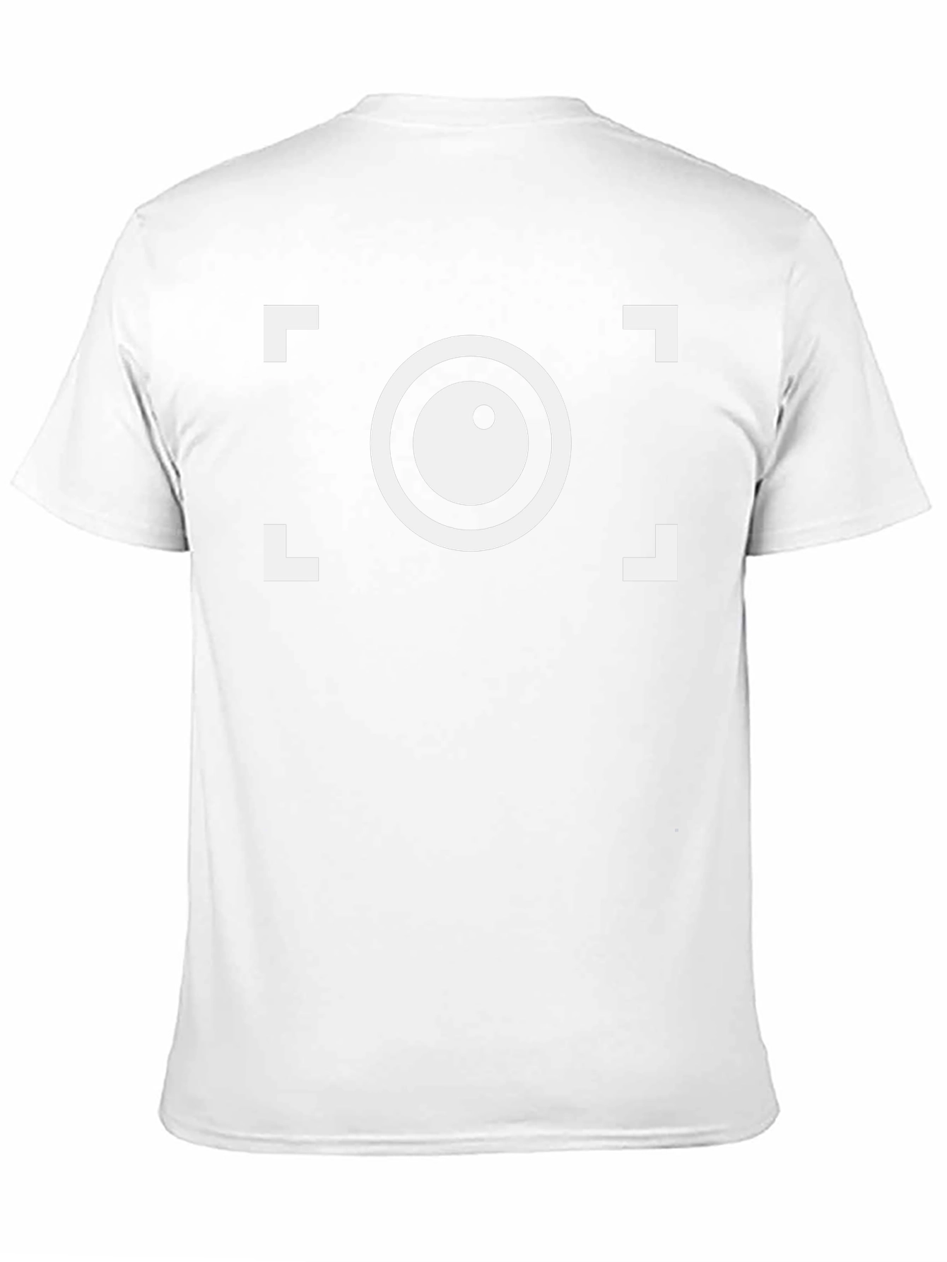 Camera Focus Graphic T-Shirt - Black