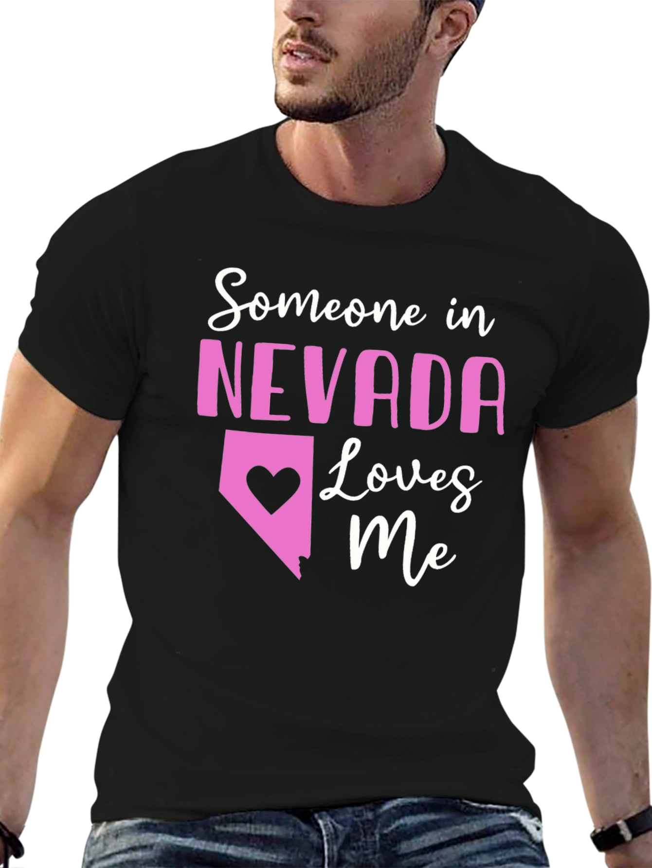 Nevada Loves Me T-Shirt - Cute State Pride Tee