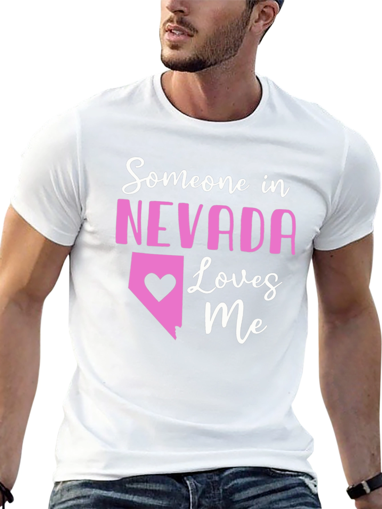 Nevada Loves Me T-Shirt - Cute State Pride Tee