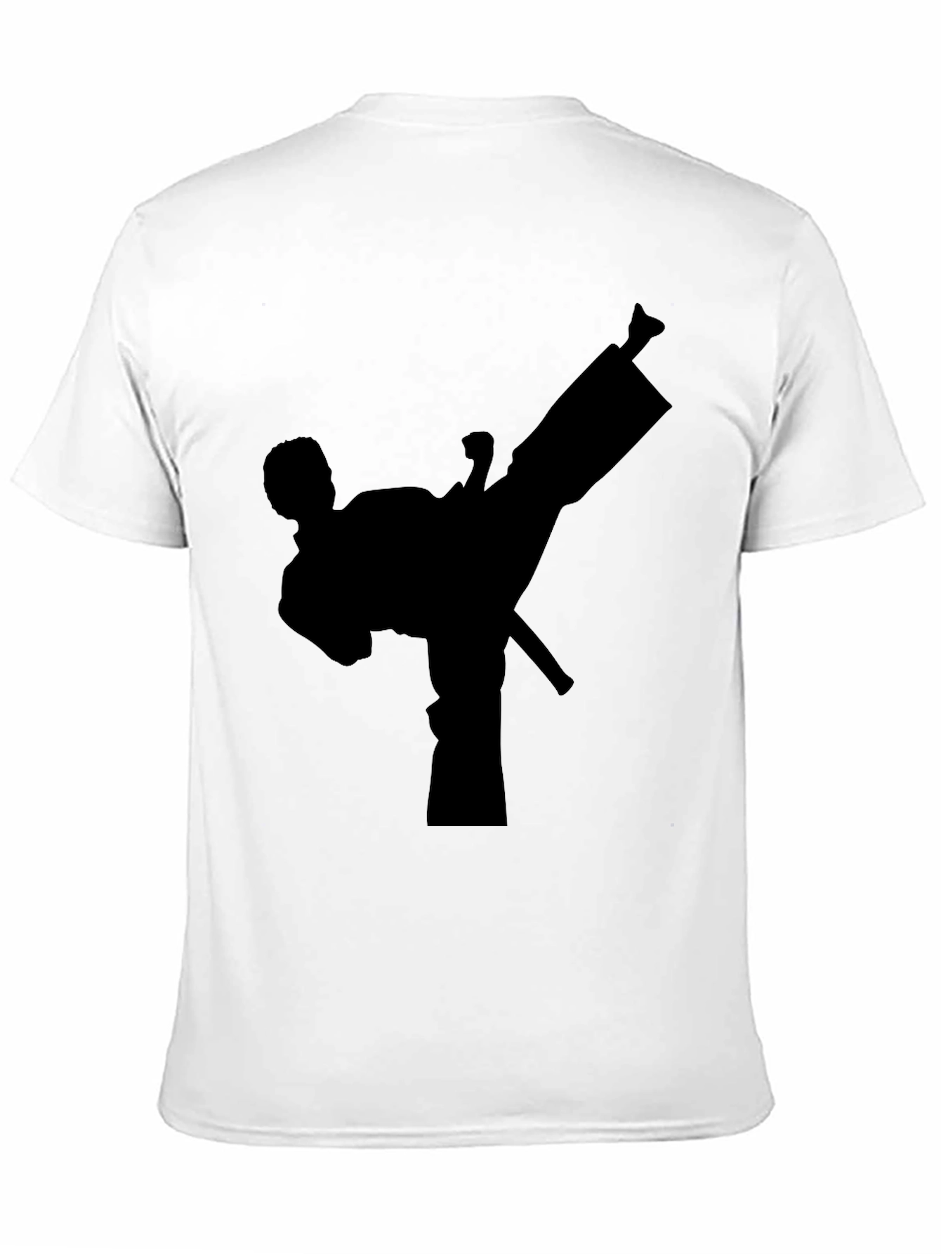 Martial Arts Kick Black T-Shirt