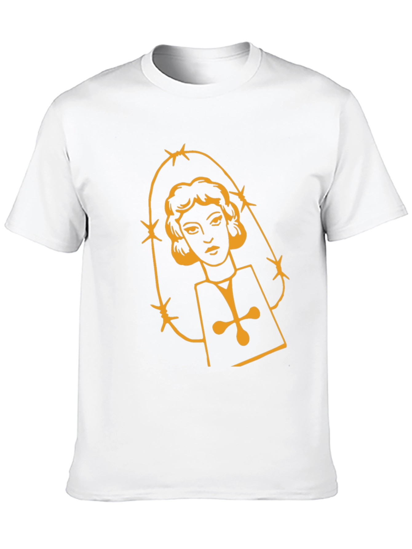 Graphic Tee - Retro Virgin Mary Design