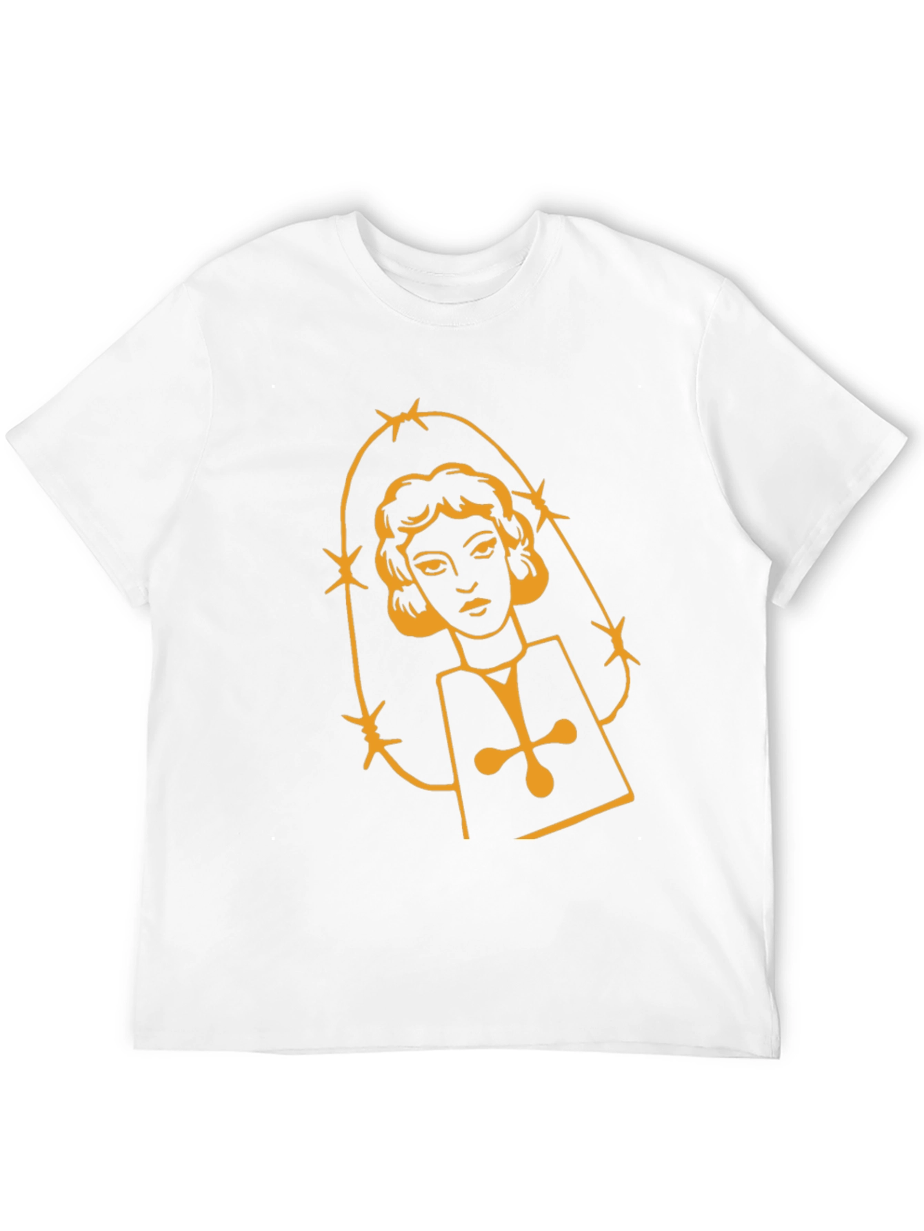 Graphic Tee - Retro Virgin Mary Design