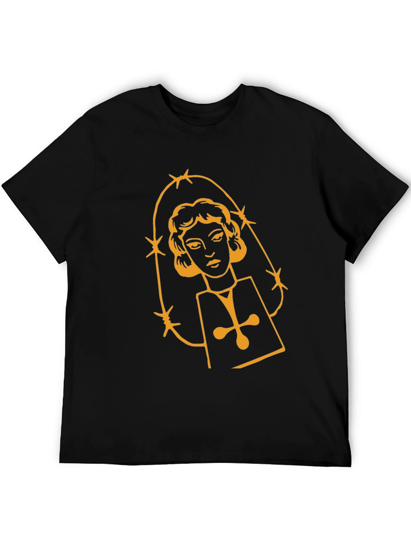 Graphic Tee - Retro Virgin Mary Design