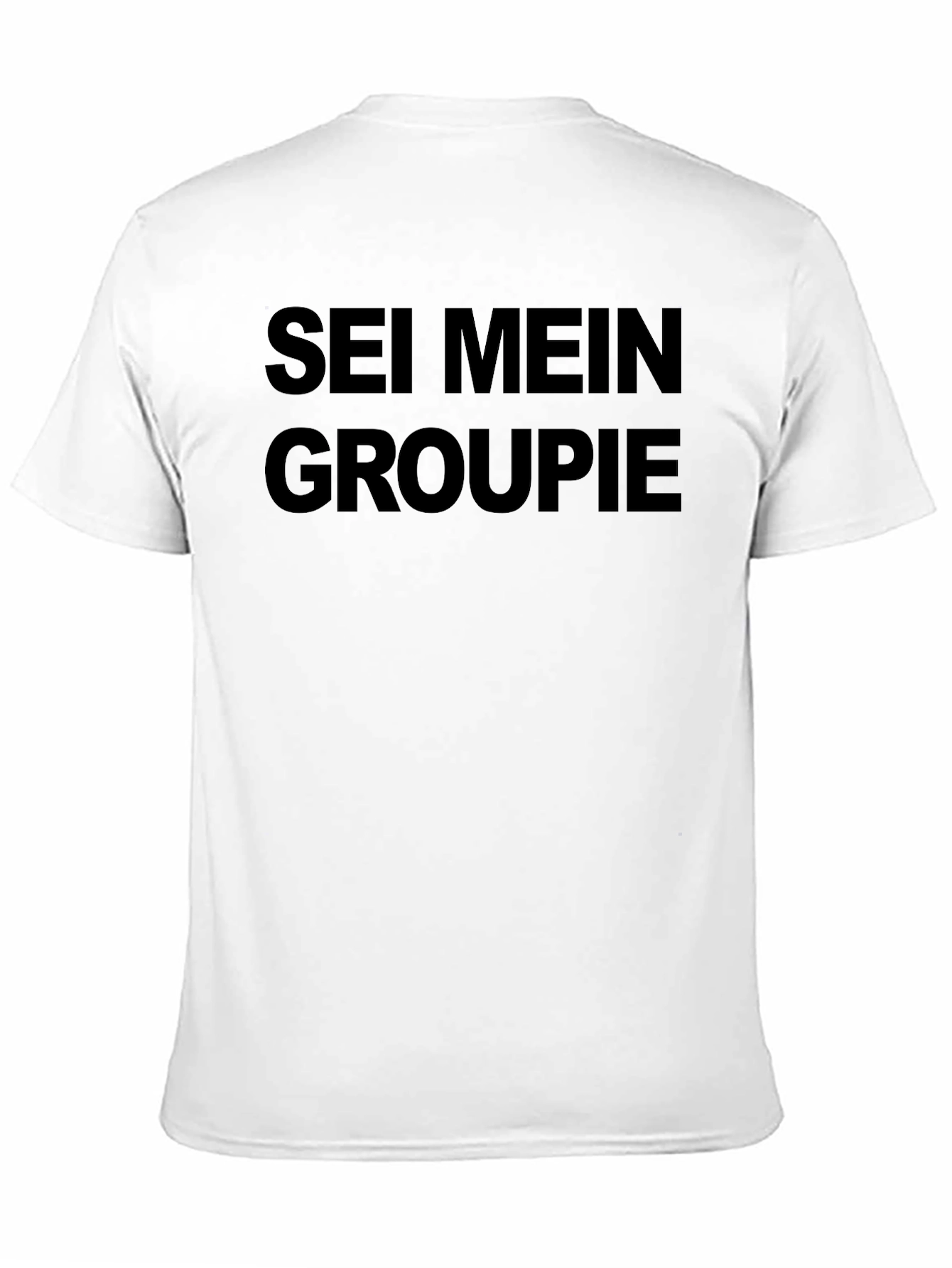 Sei Mein Groupie Black Graphic T-Shirt
