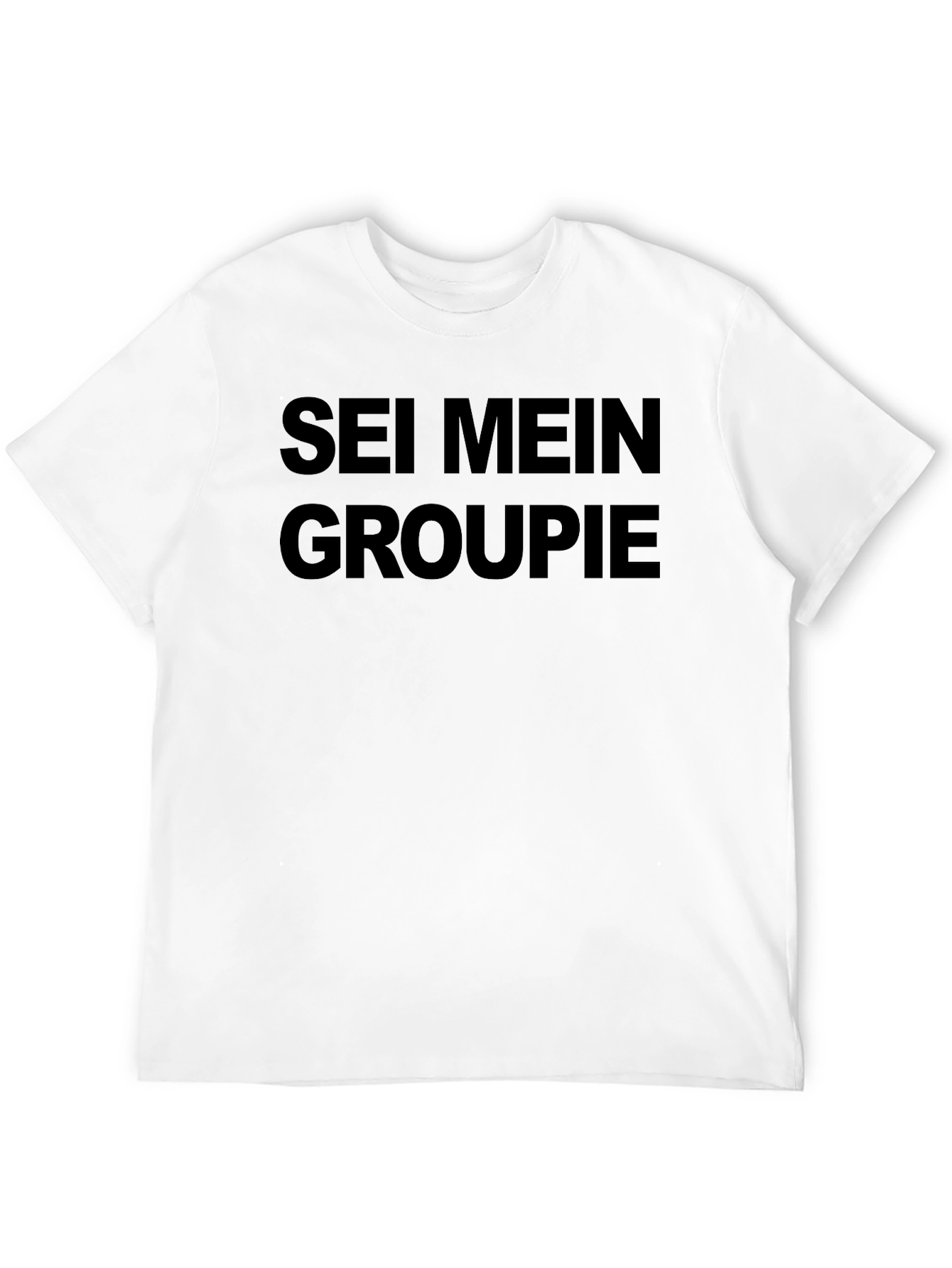 Sei Mein Groupie Black Graphic T-Shirt
