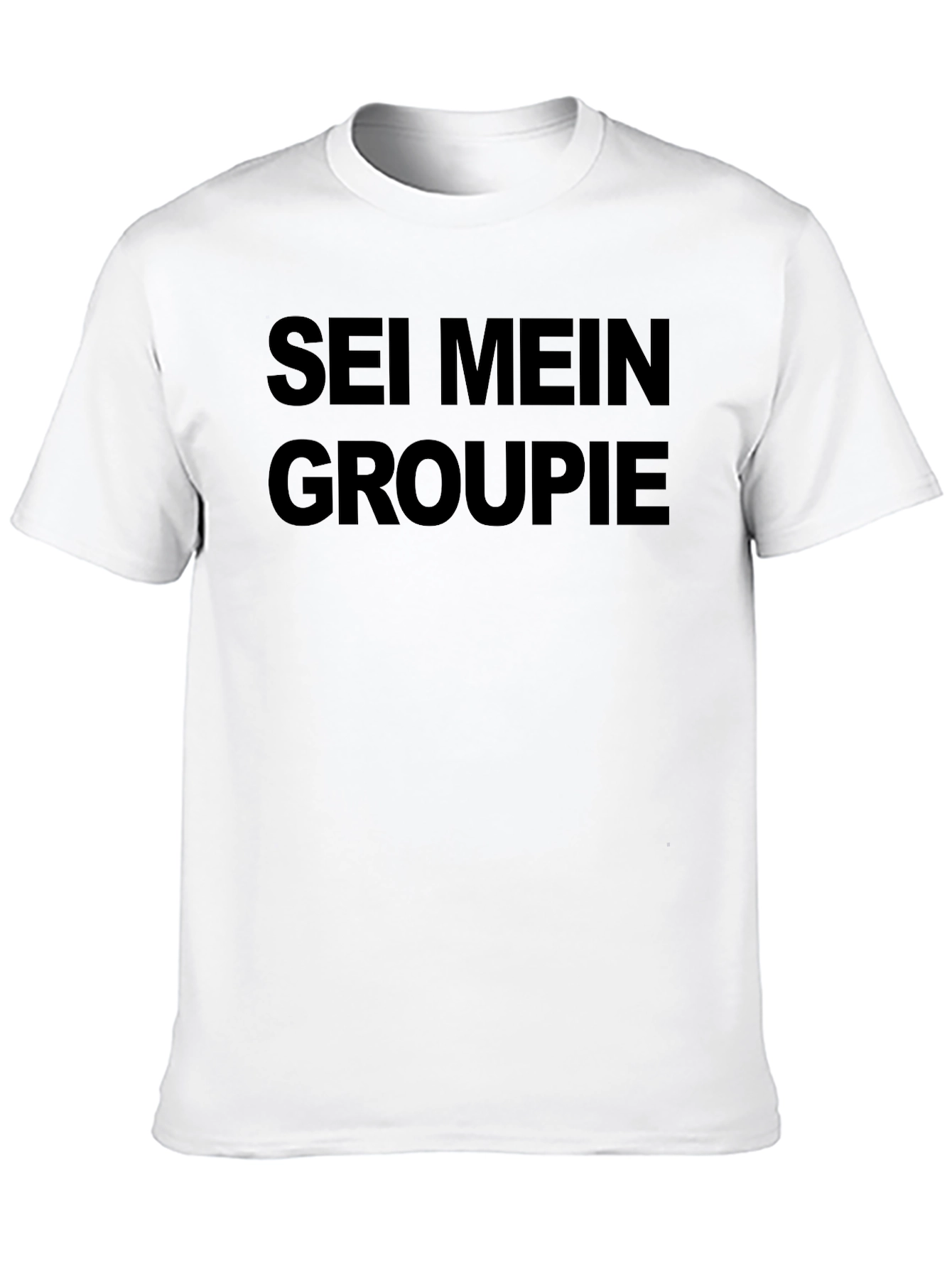 Sei Mein Groupie Black Graphic T-Shirt
