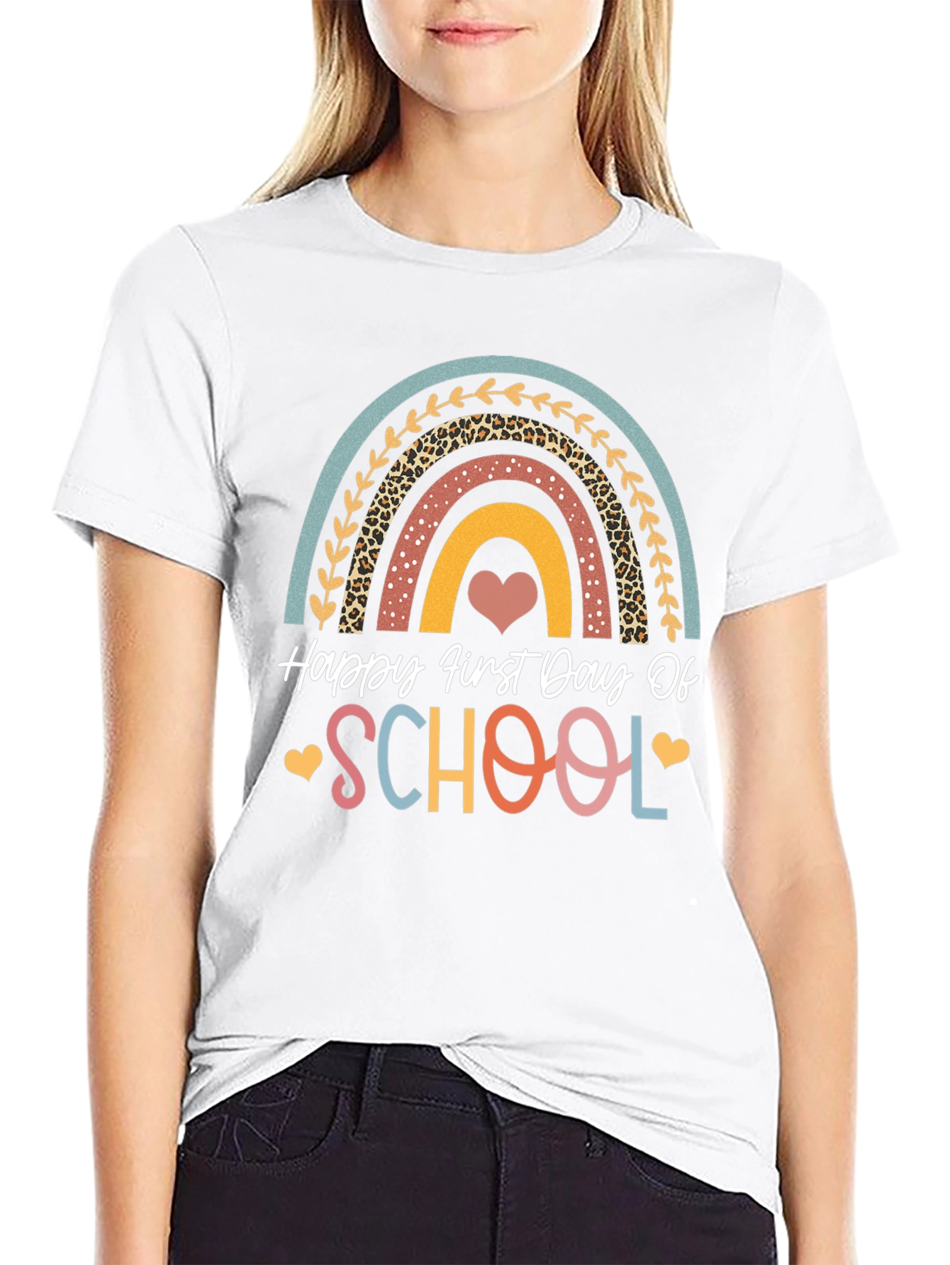 Happy First Day of School Rainbow T-Shirt