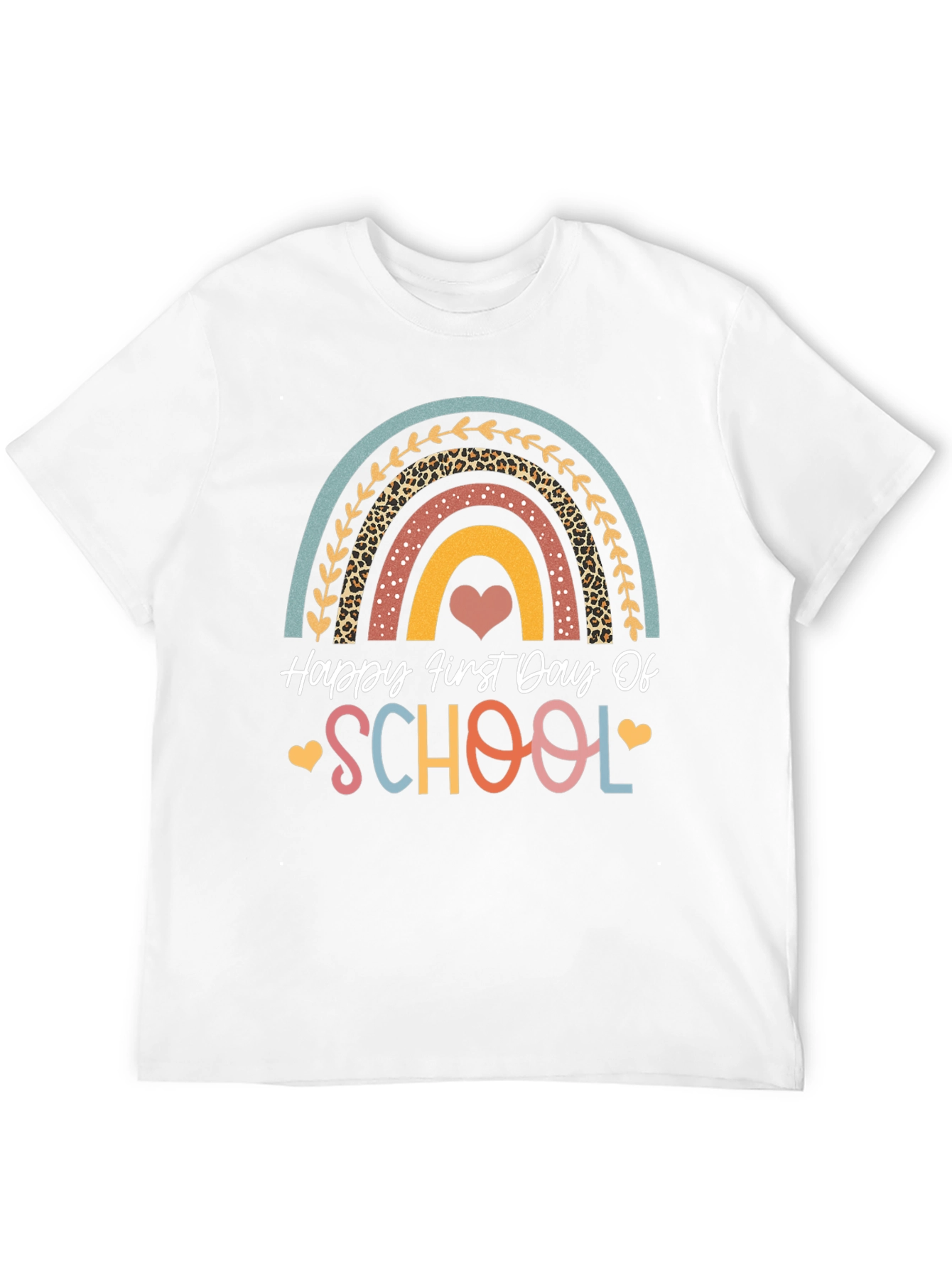 Happy First Day of School Rainbow T-Shirt