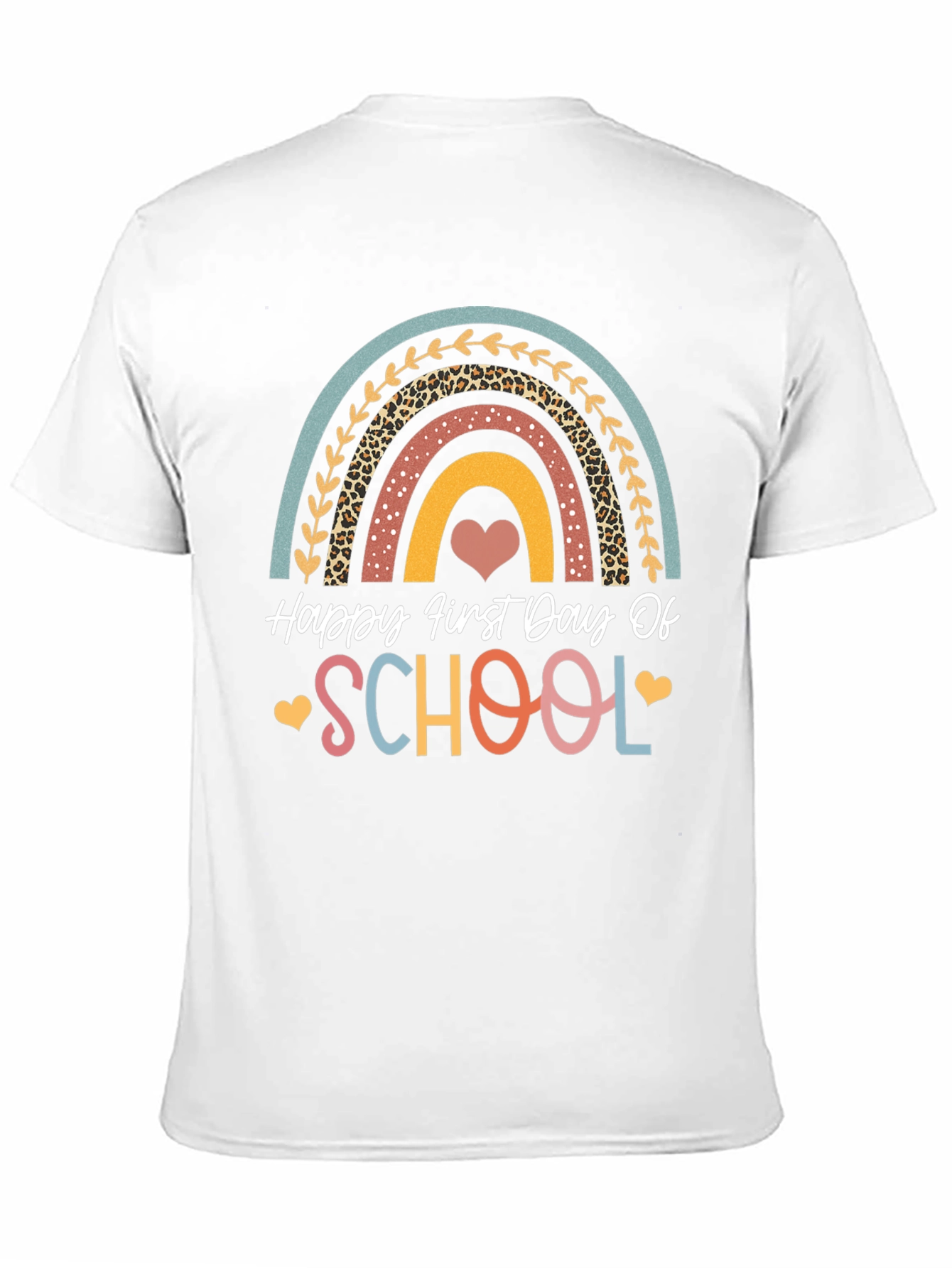 Happy First Day of School Rainbow T-Shirt