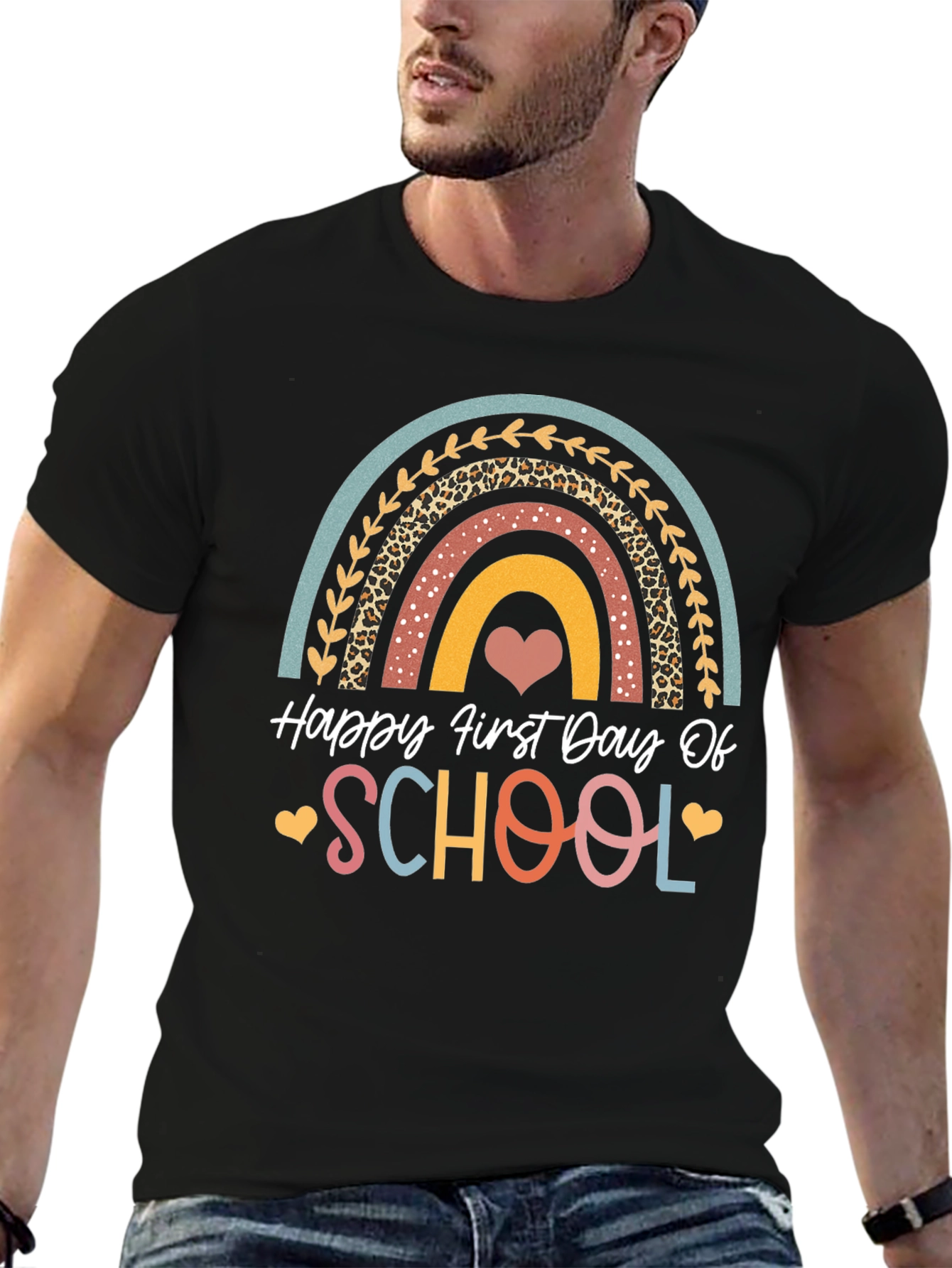 Happy First Day of School Rainbow T-Shirt