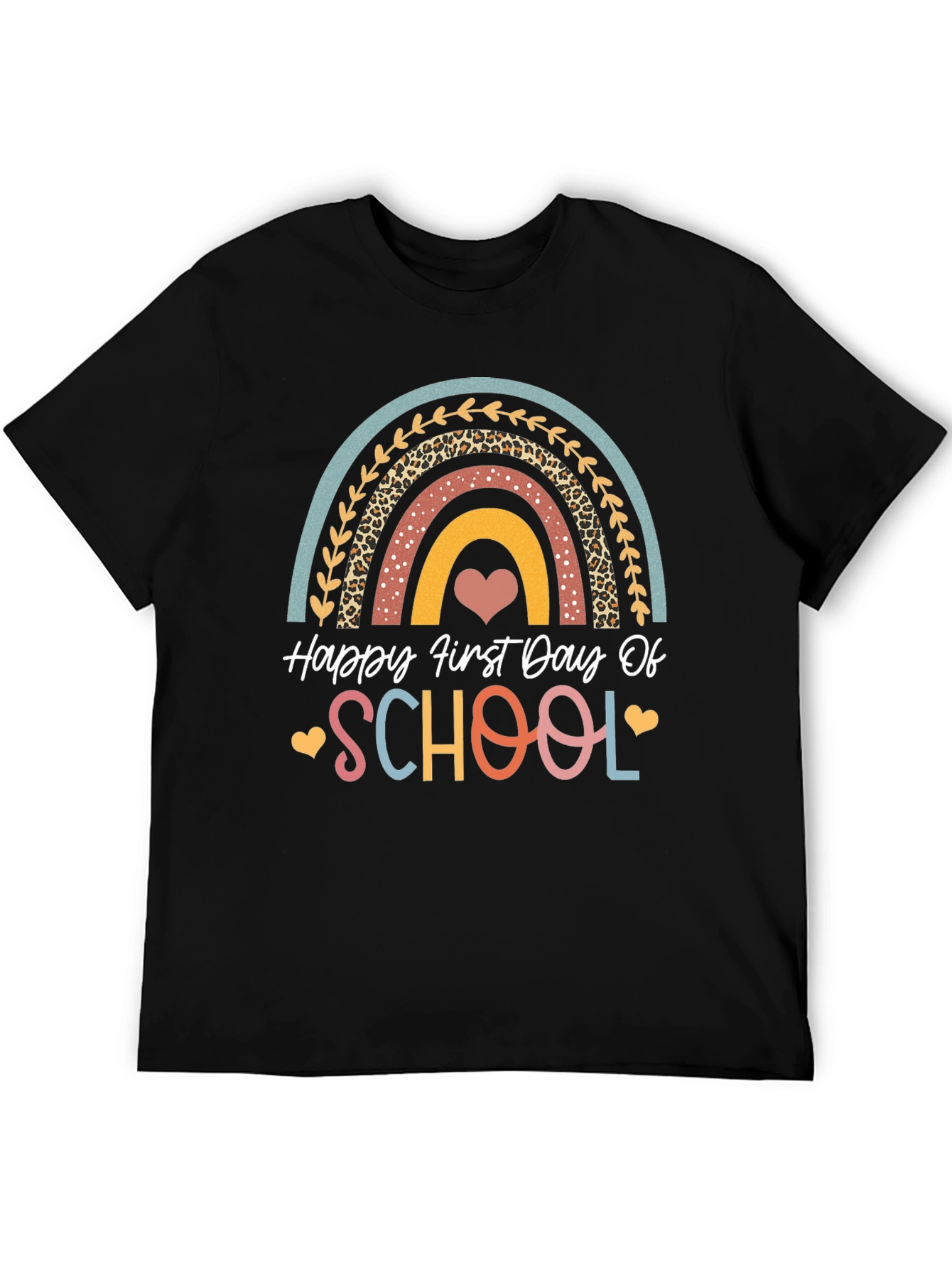 Happy First Day of School Rainbow T-Shirt