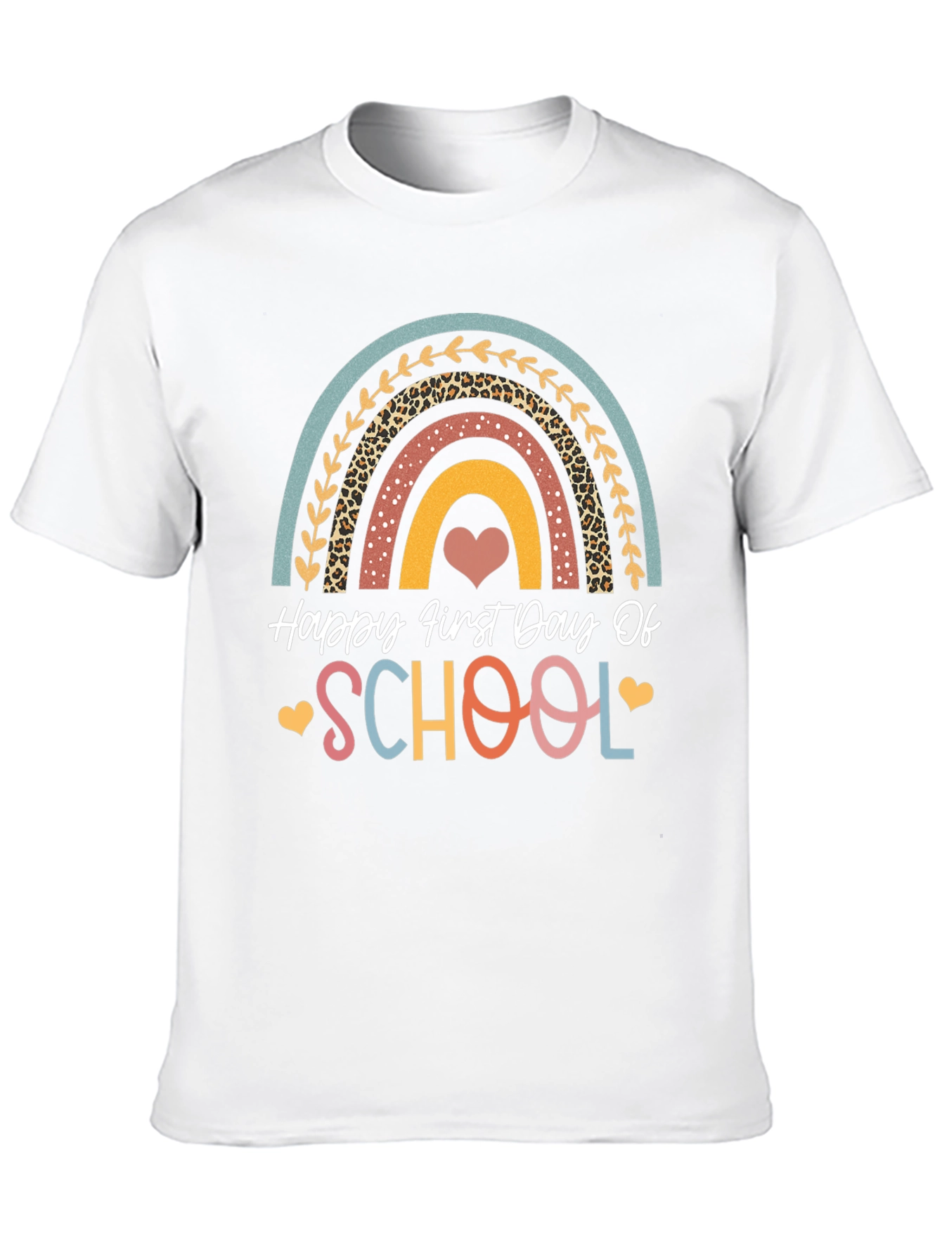 Happy First Day of School Rainbow T-Shirt