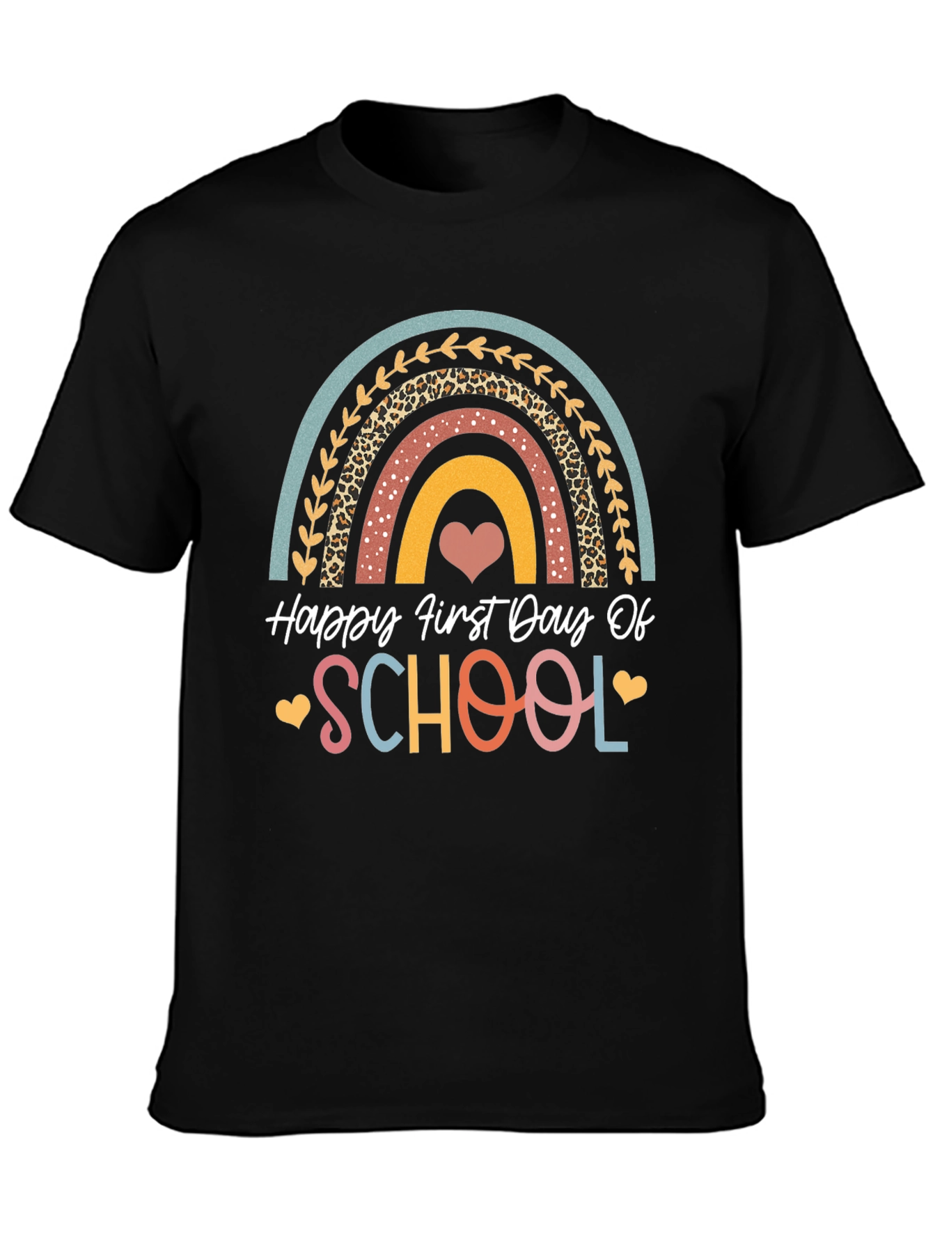 Happy First Day of School Rainbow T-Shirt