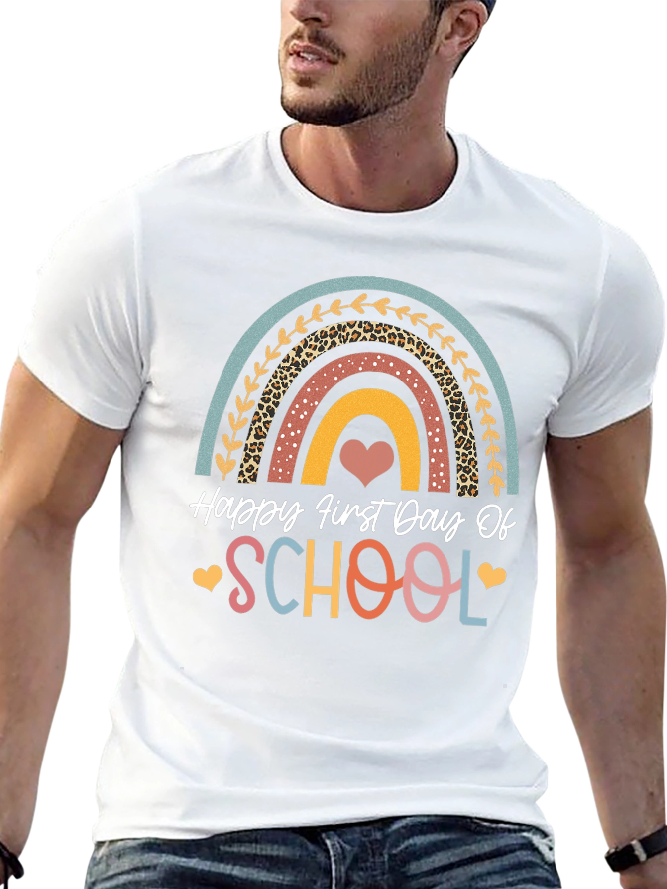 Happy First Day of School Rainbow T-Shirt