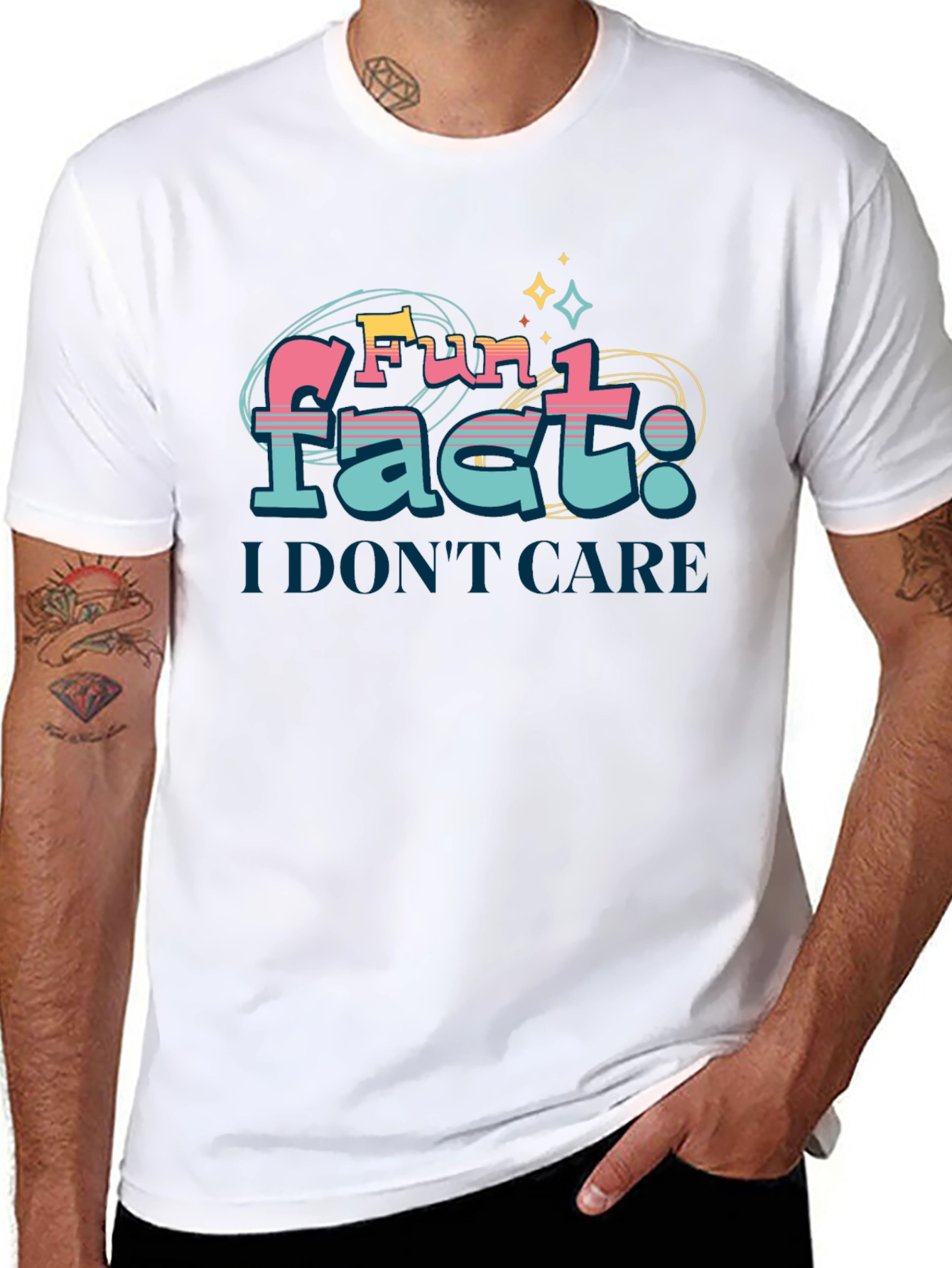 Fun Fact: I Dont Care T-Shirt - Novelty Tee