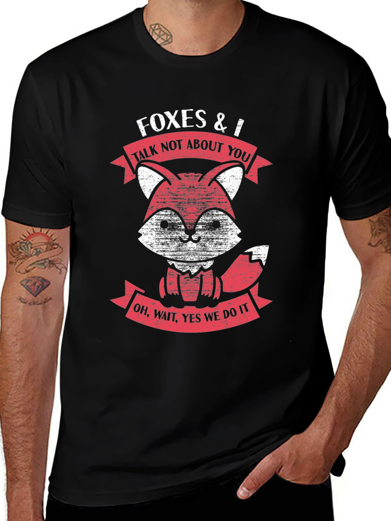 Foxes & I Graphic T-Shirt