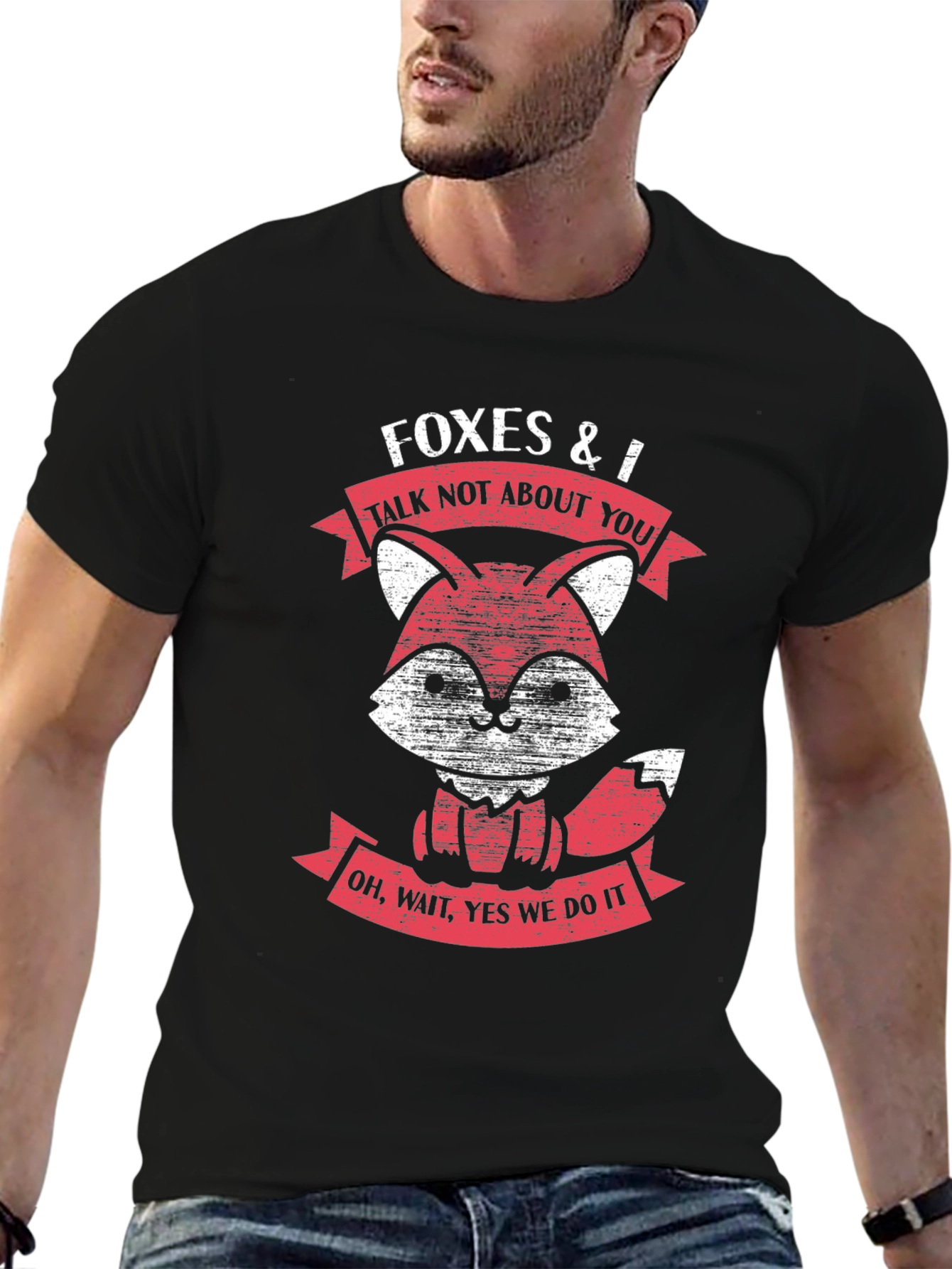 Foxes & I Graphic T-Shirt