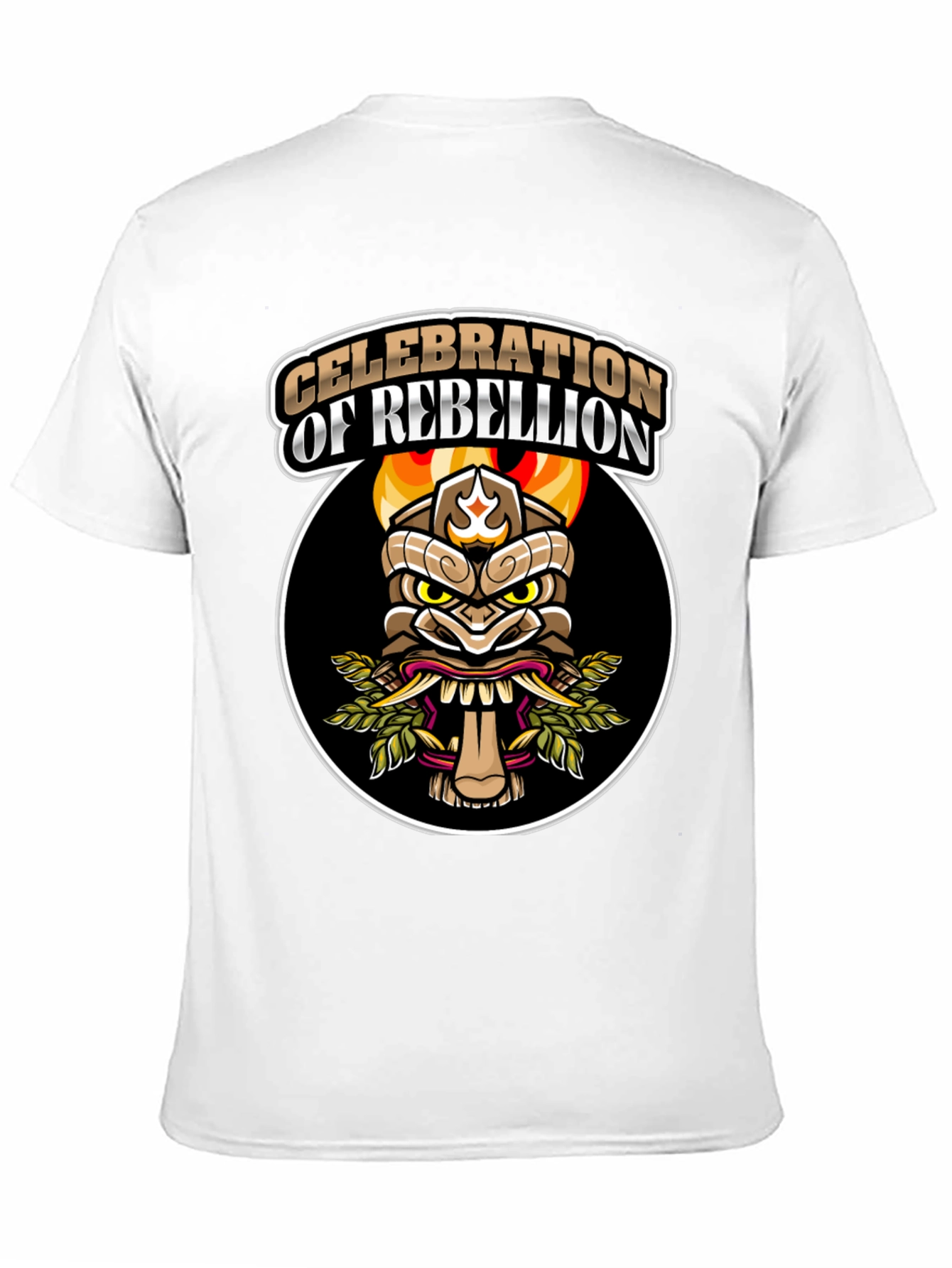 Rebellion Graphic Tee - Black Crew Neck