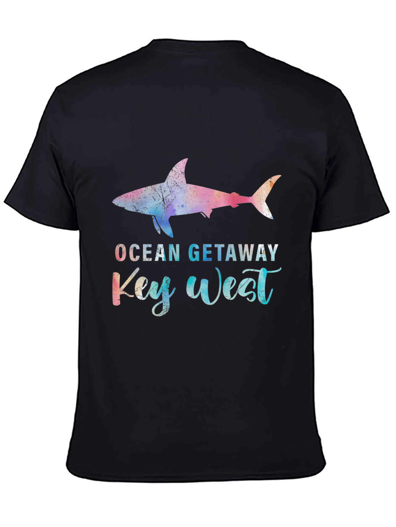 Ocean Getaway Key West Shark Graphic T-Shirt
